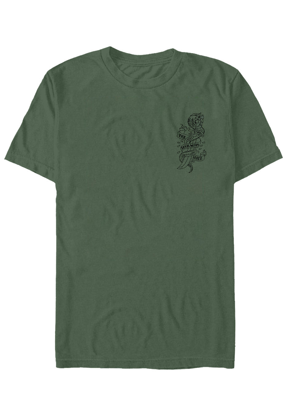 The Devil Wears Prada - Dagger Sword Military Green - T-Shirt | Neutral-Image