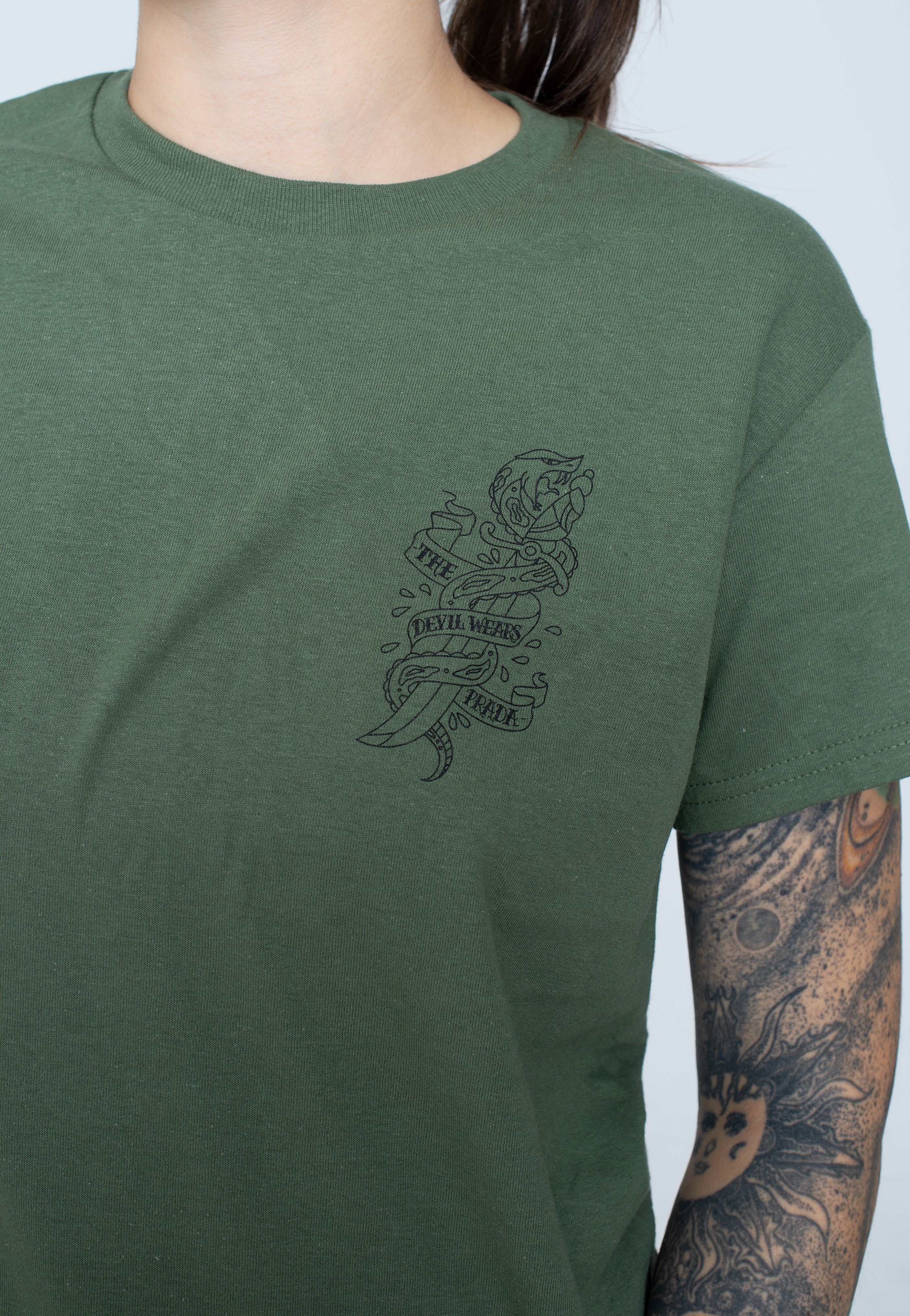 The Devil Wears Prada - Dagger Sword Military Green - T-Shirt | Women-Image