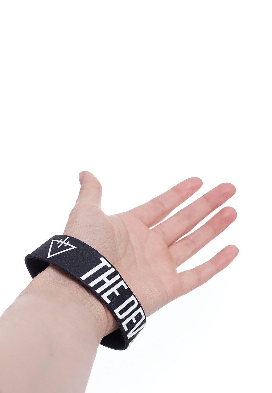 The Devil Wears Prada - Long Logo - Wristband | Neutral-Image