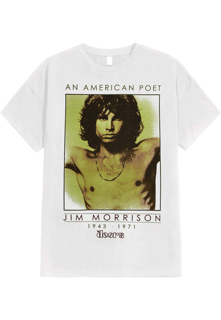 The Doors - American Poet White - T-Shirt | Neutral-Image