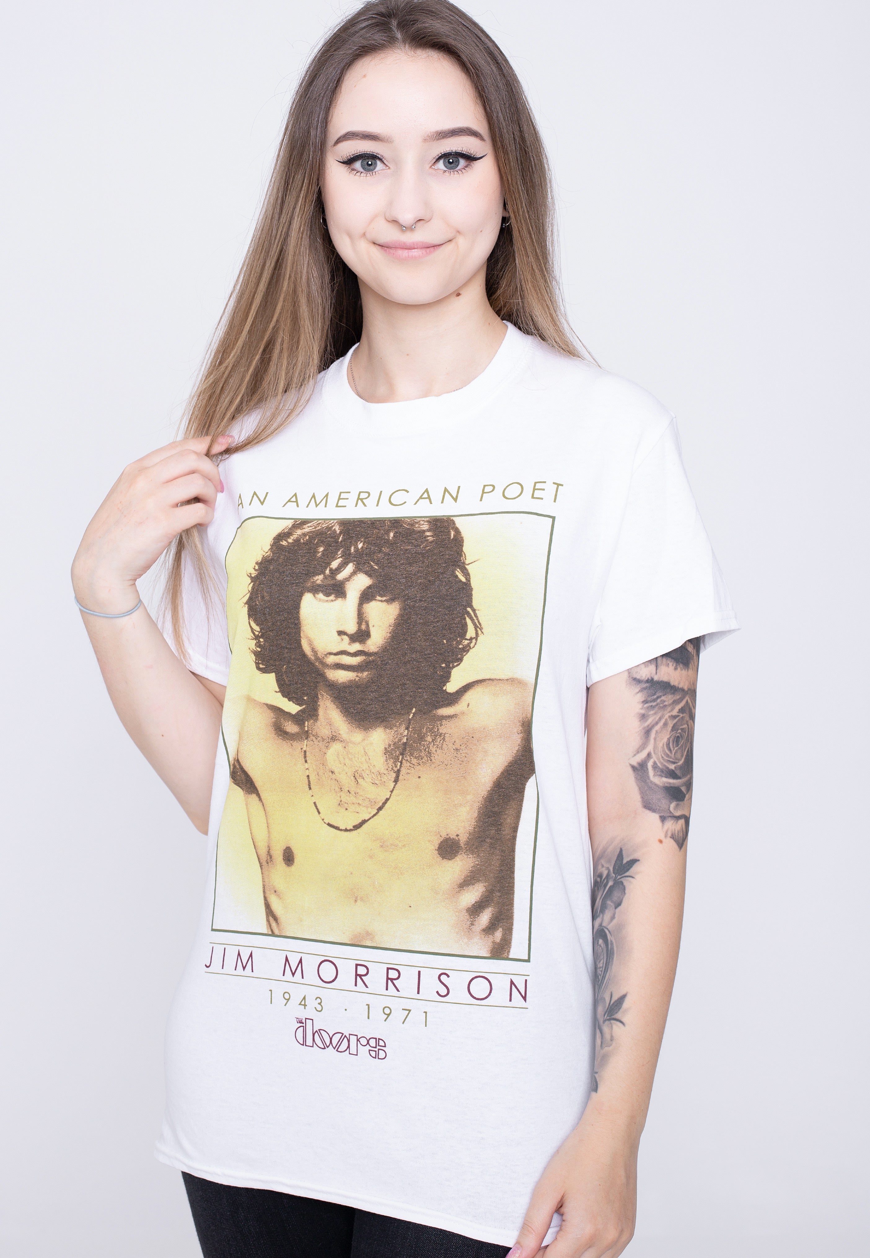 The Doors - American Poet White - T-Shirt | Women-Image