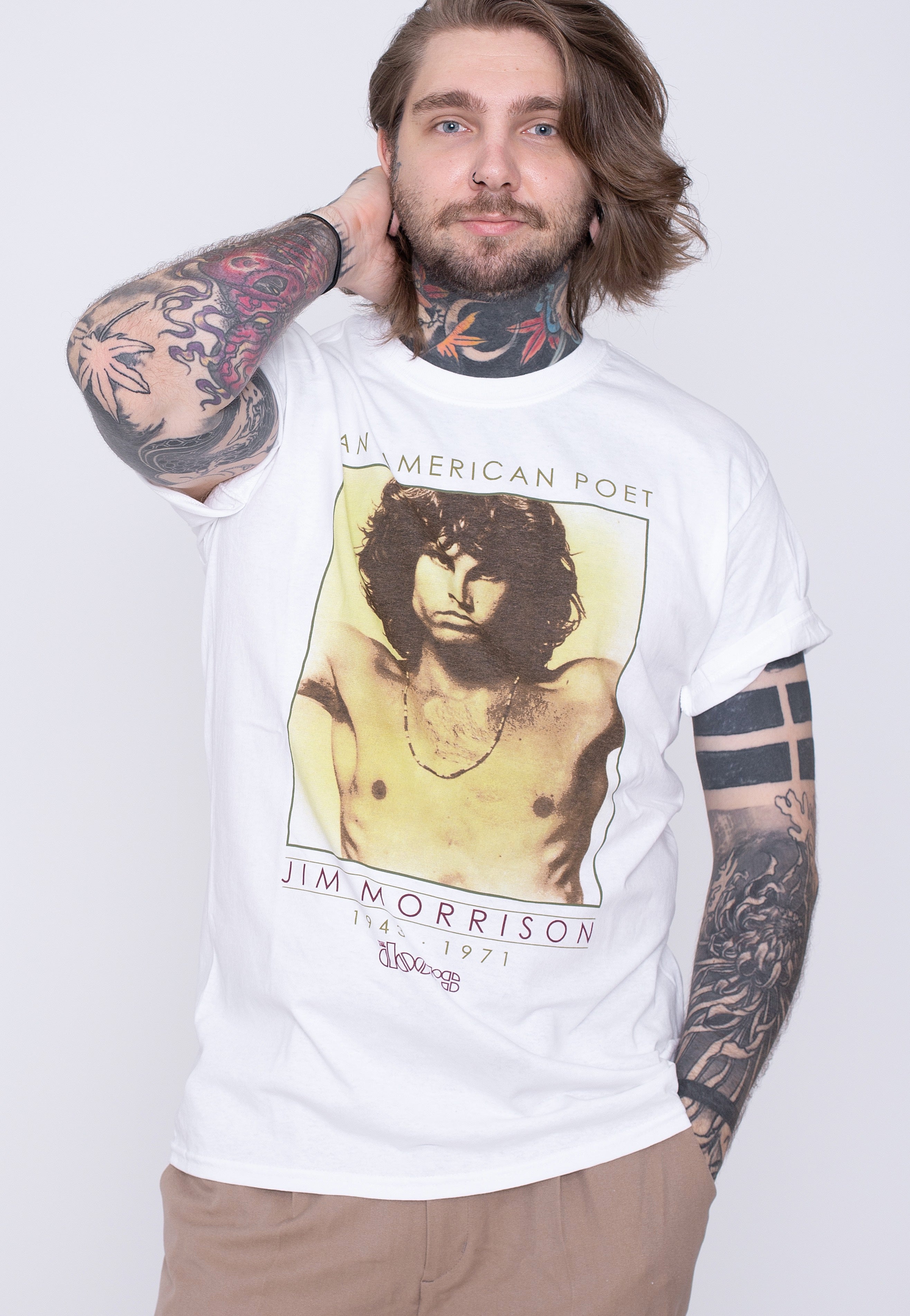 The Doors - American Poet White - T-Shirt | Men-Image