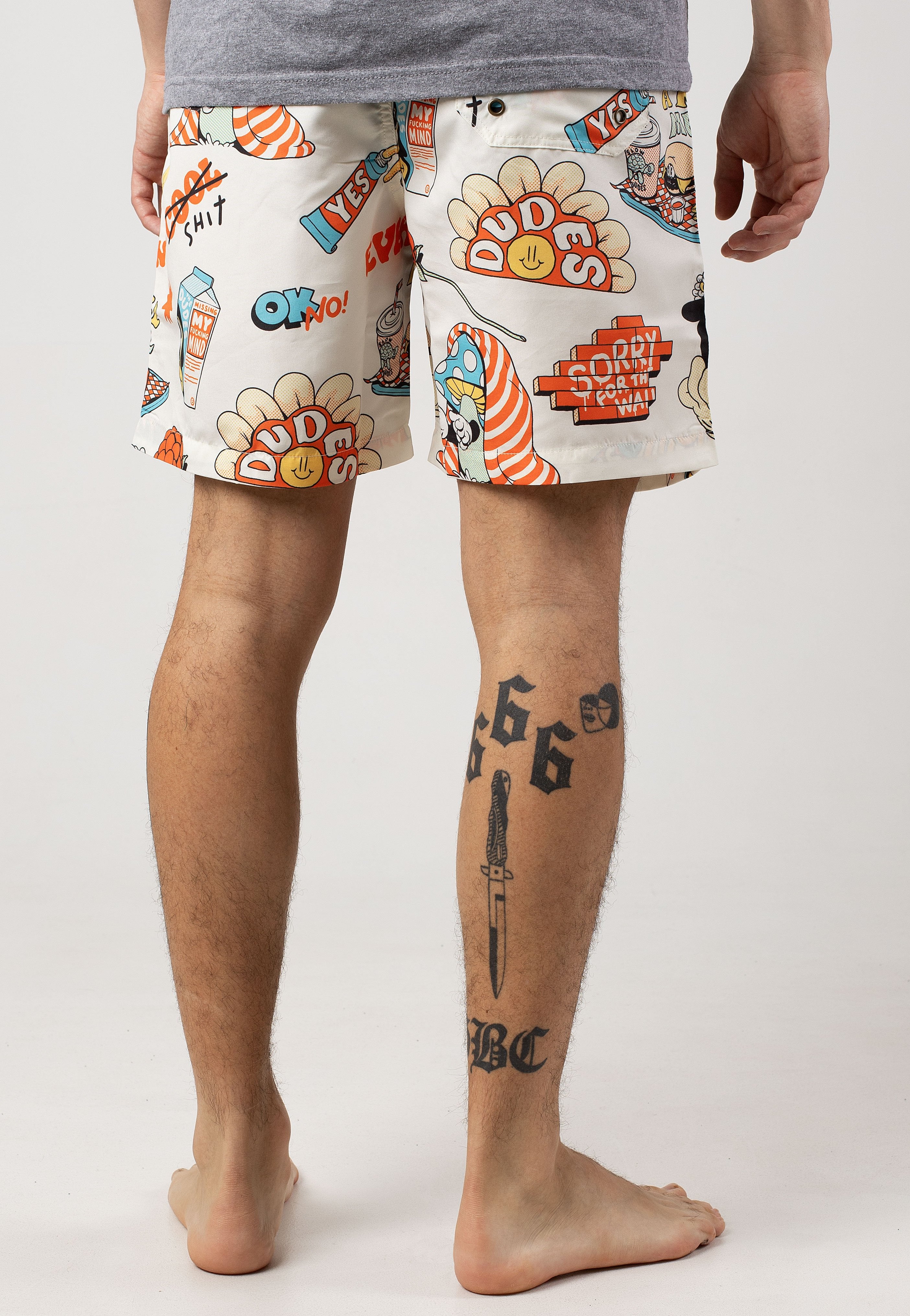 The Dudes - A Pill Meal Multicolor - Board Shorts | Men-Image