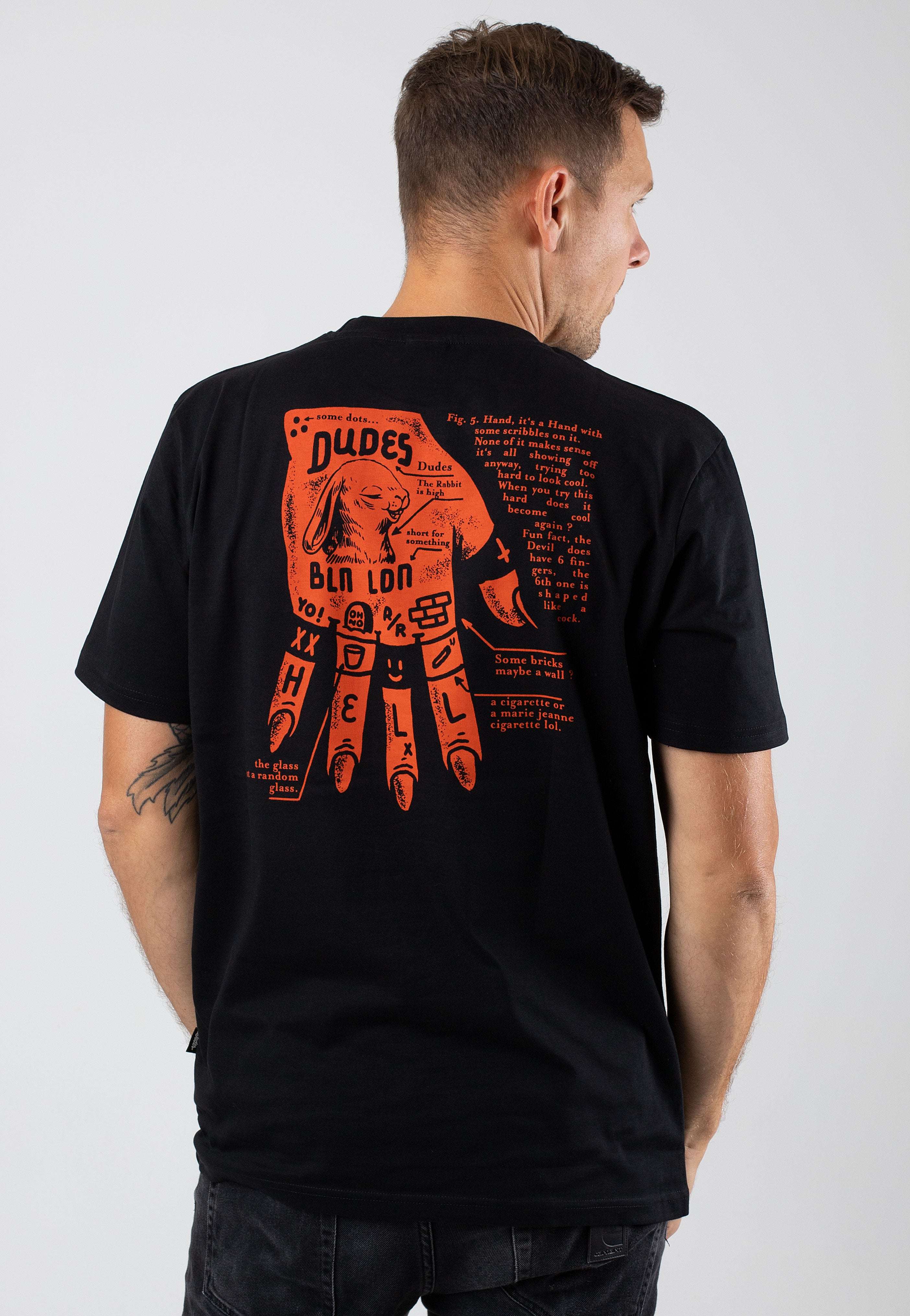 The Dudes - Dead Hand Black - T-Shirt | Men-Image