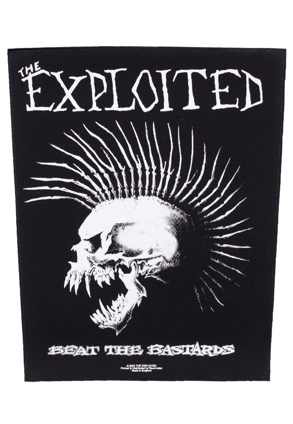 The Exploited - Beat The Bastards - Backpatch | Neutral-Image