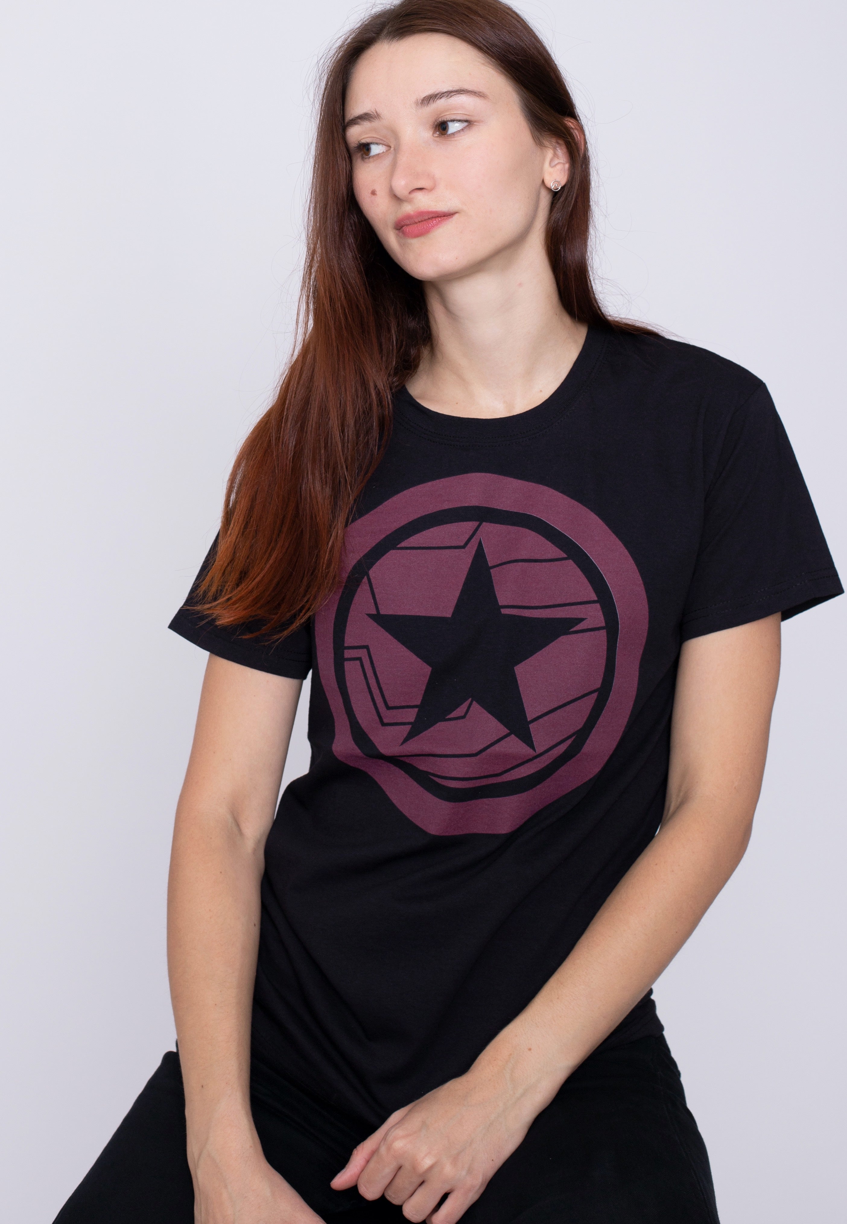 The Falcon & The Winter Soldier - Red Shield - T-Shirt | Women-Image