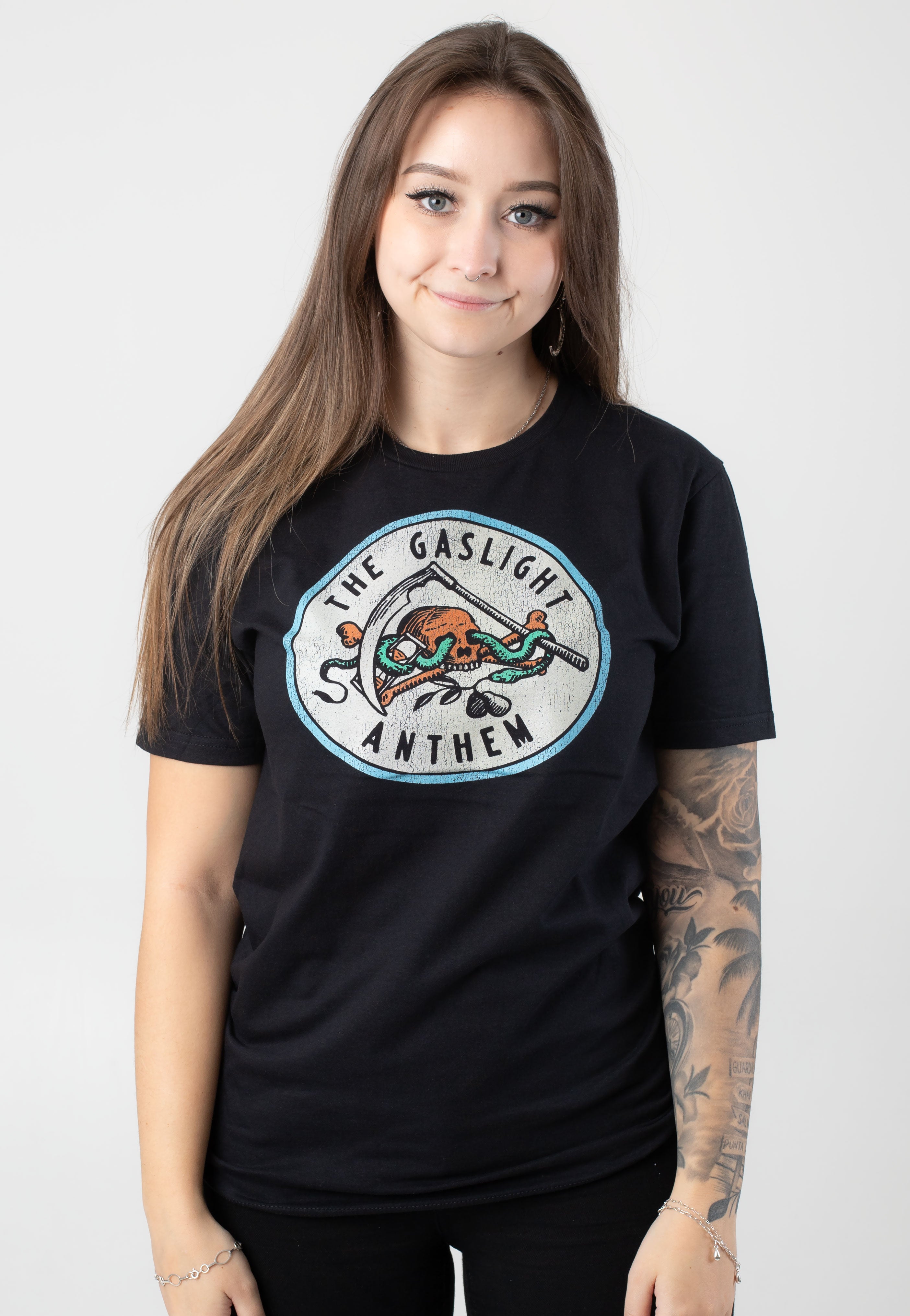 The Gaslight Anthem - TGA Skull Snake - T-Shirt | Women-Image