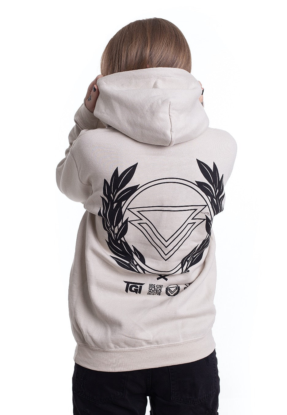 The Ghost Inside - Laurel Wreath Sand - Hoodie | Women-Image