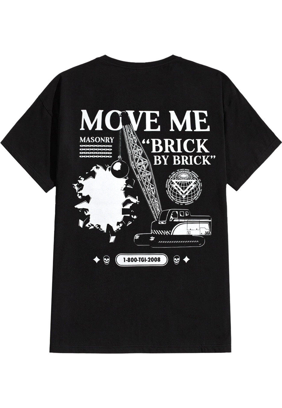 The Ghost Inside - Move Me Masonry - T-Shirt | Neutral-Image