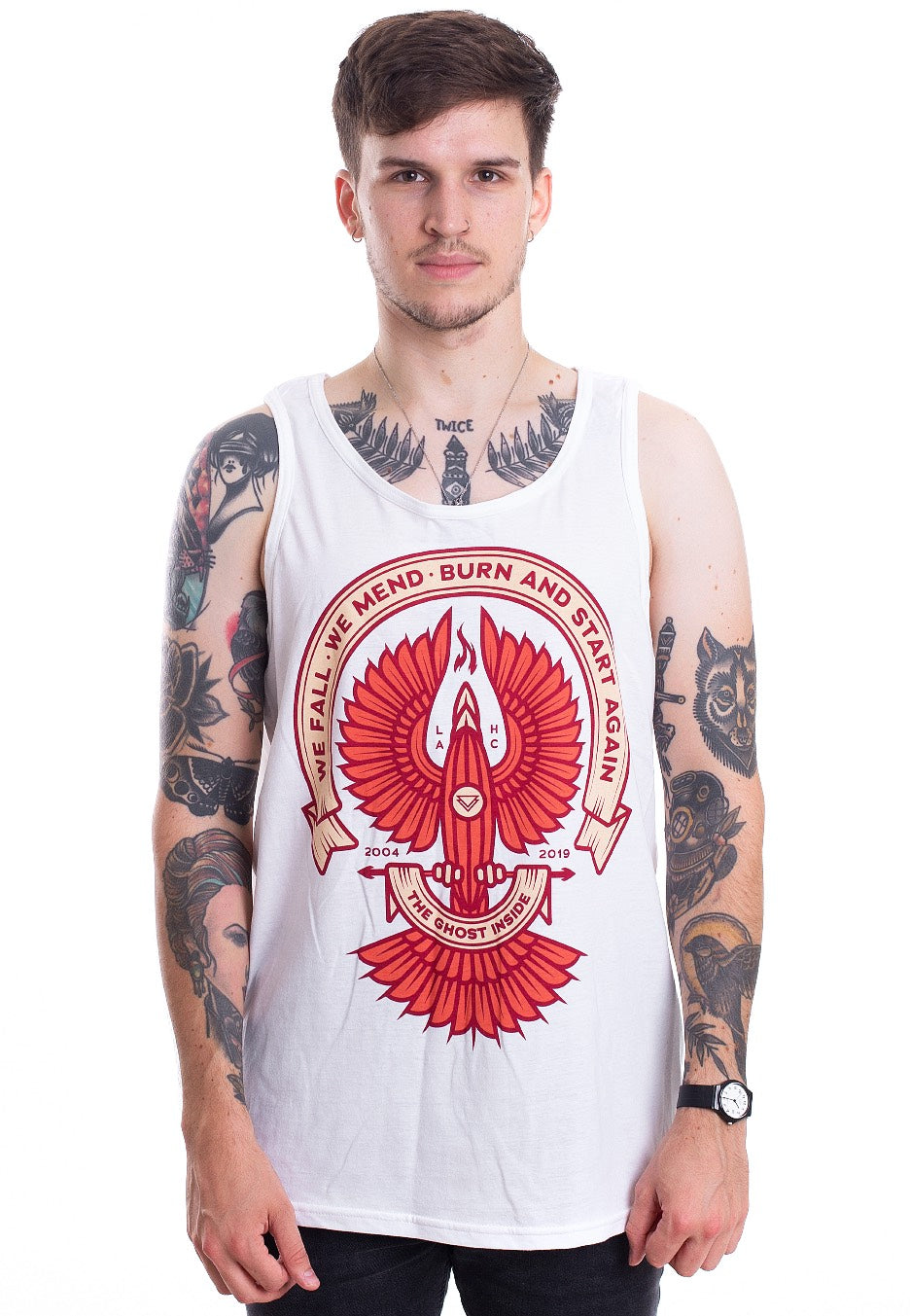 The Ghost Inside - Phoenix White - Tank | Men-Image