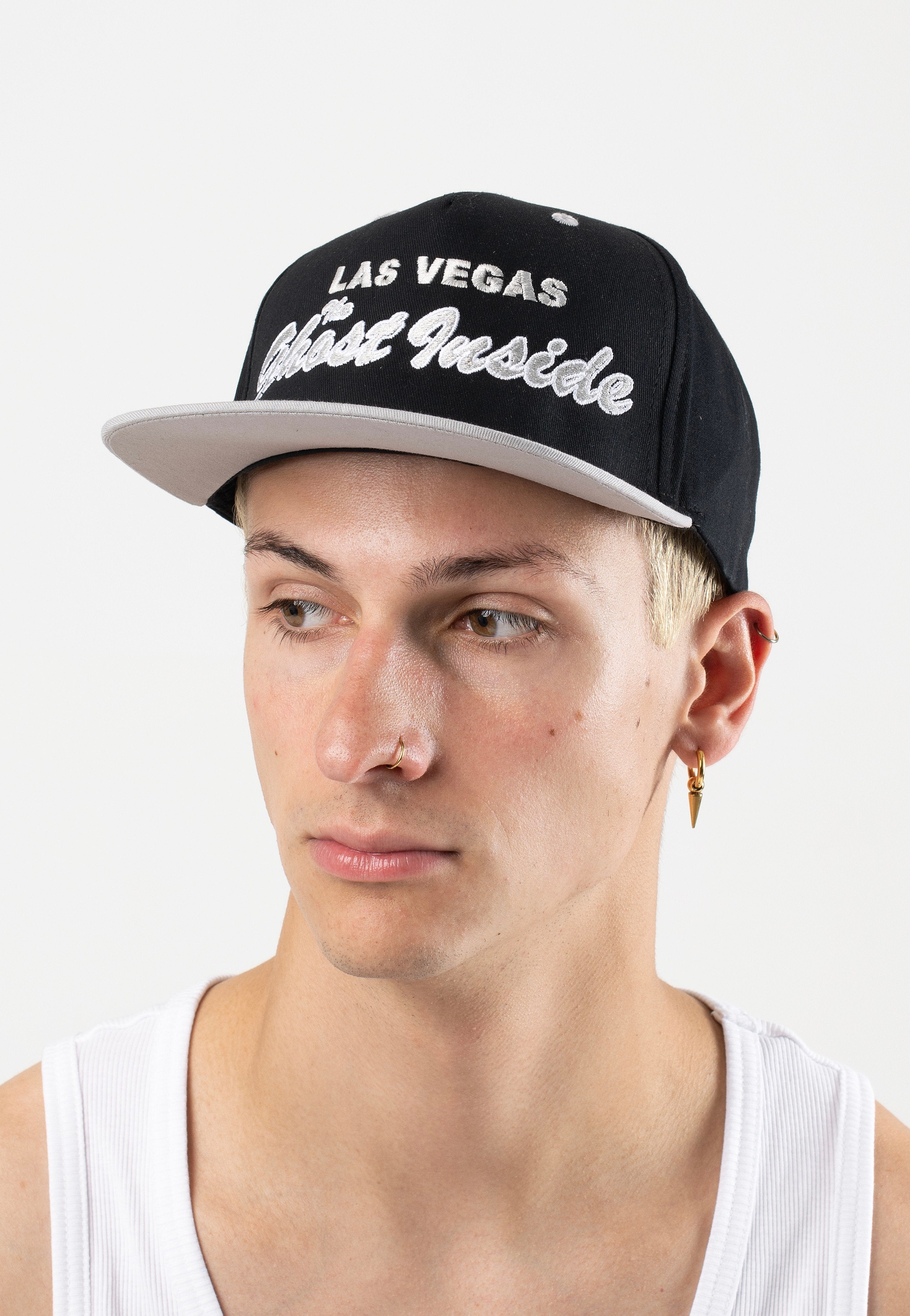 The Ghost Inside - Script Vegas Snapback Black/Grey - Cap | Men-Image