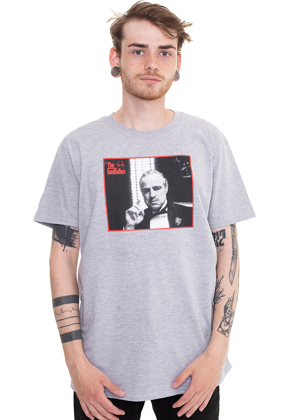 The Godfather - The Godfather Brando Grey/Red Border - T-Shirt | Men-Image