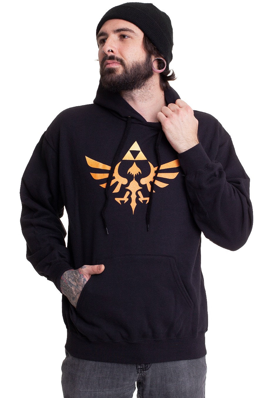 The Legend Of Zelda - Hyrule Kingdom Logo - Hoodie | Men-Image