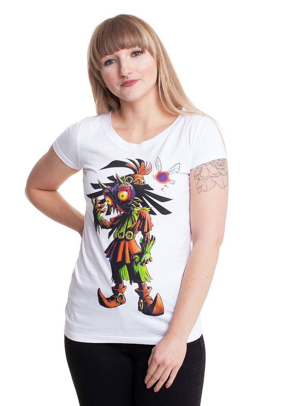 The Legend Of Zelda - Majoras Mask White - Girly | Women-Image