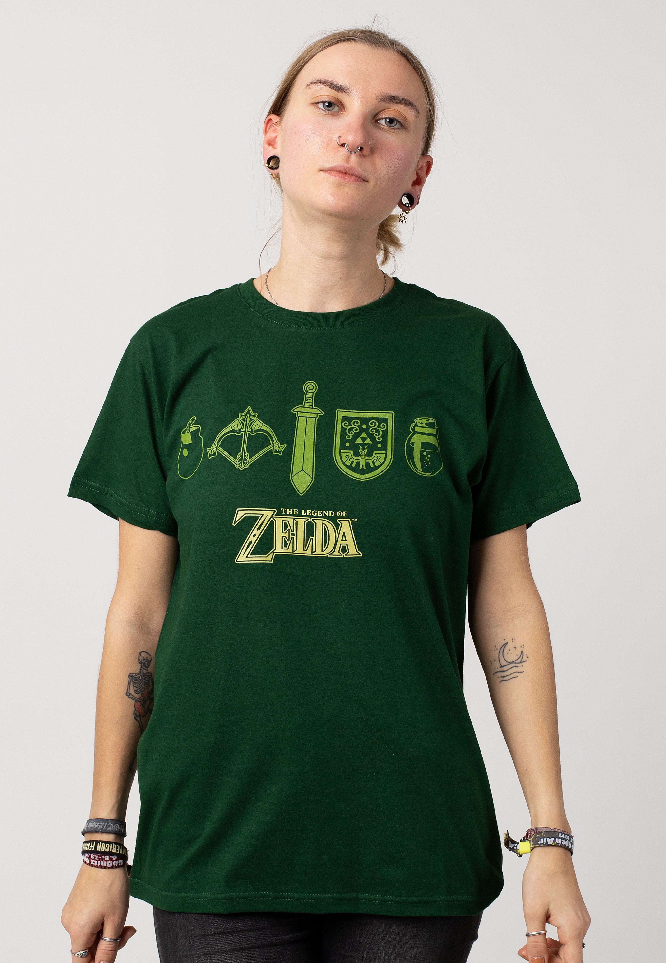 The Legend Of Zelda - Quest Essentials Green - T-Shirt | Women-Image