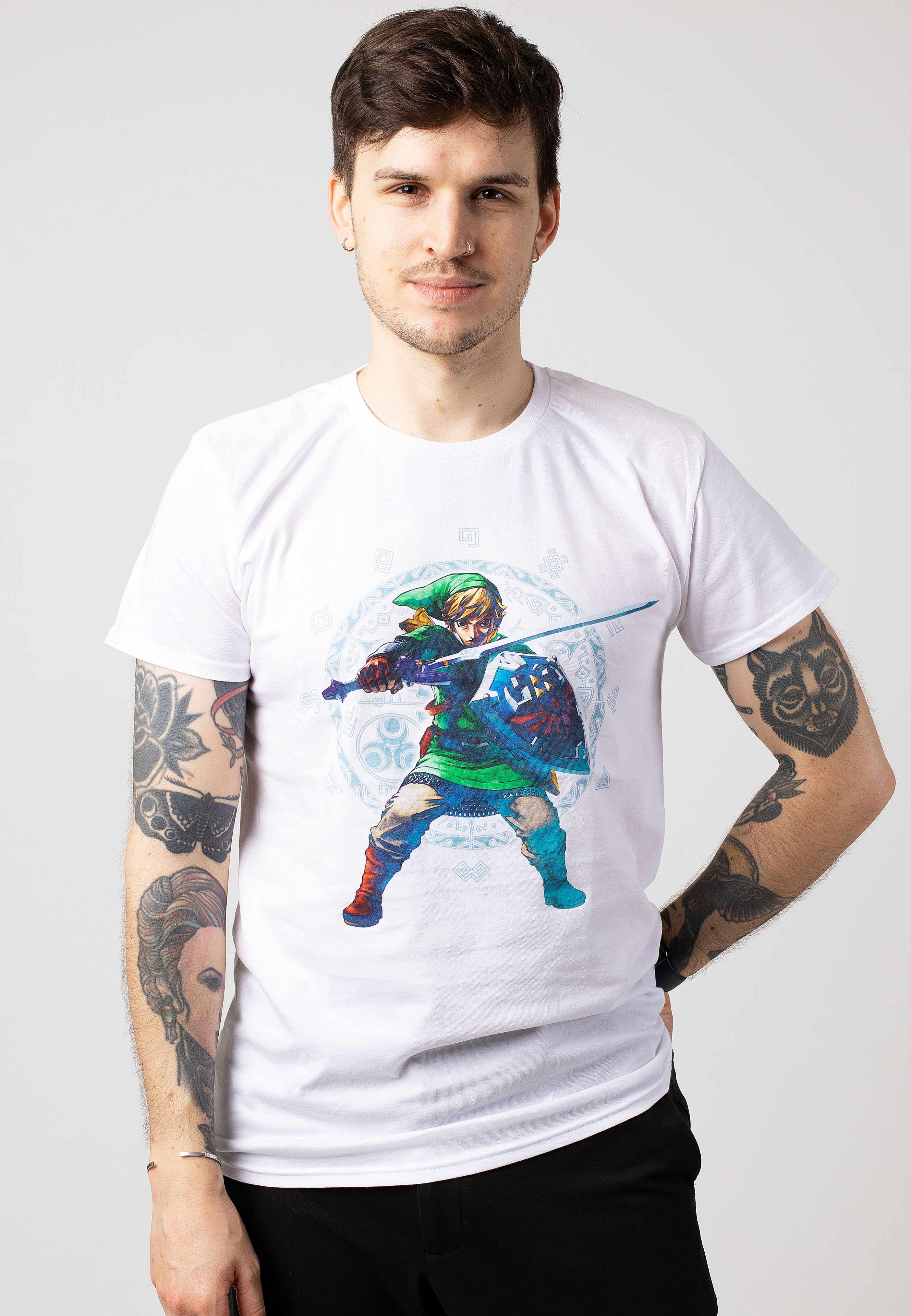 The Legend Of Zelda - Skyward Sword Pose White - T-Shirt | Men-Image