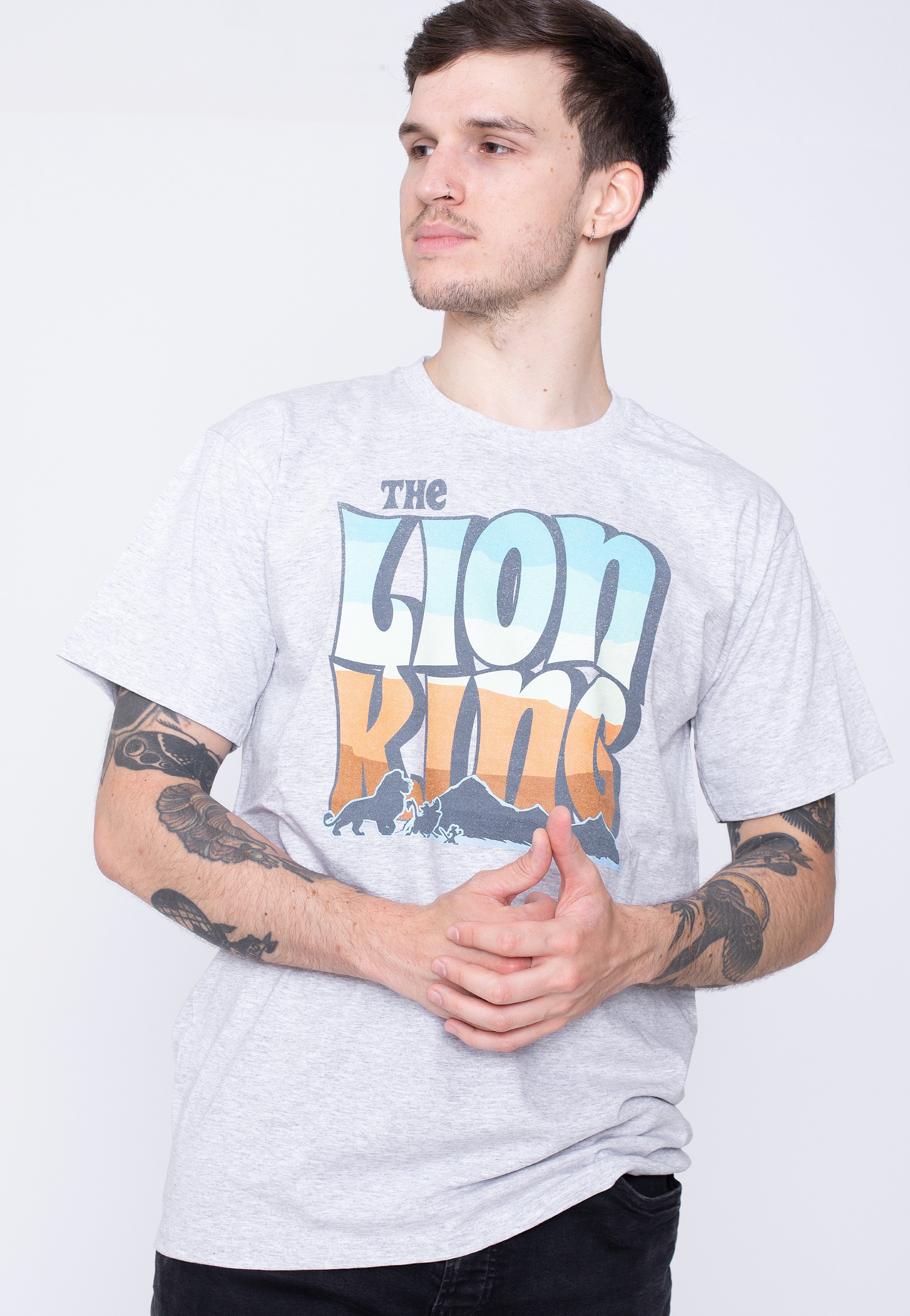 The Lion King - Groovy Walks Grey - T-Shirt | Men-Image