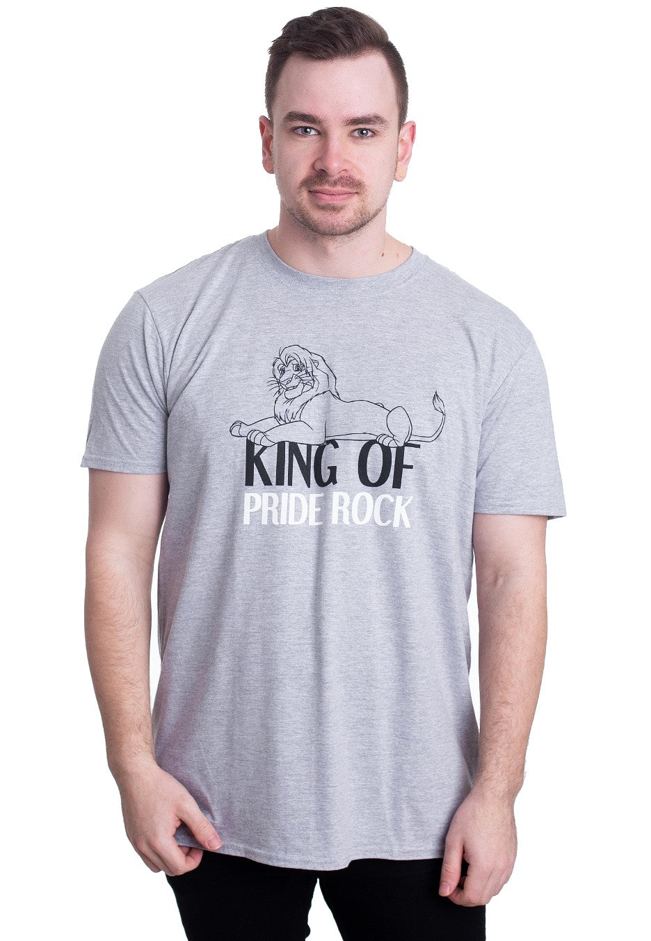 The Lion King - King Of Pride Rock Grey - T-Shirt | Men-Image