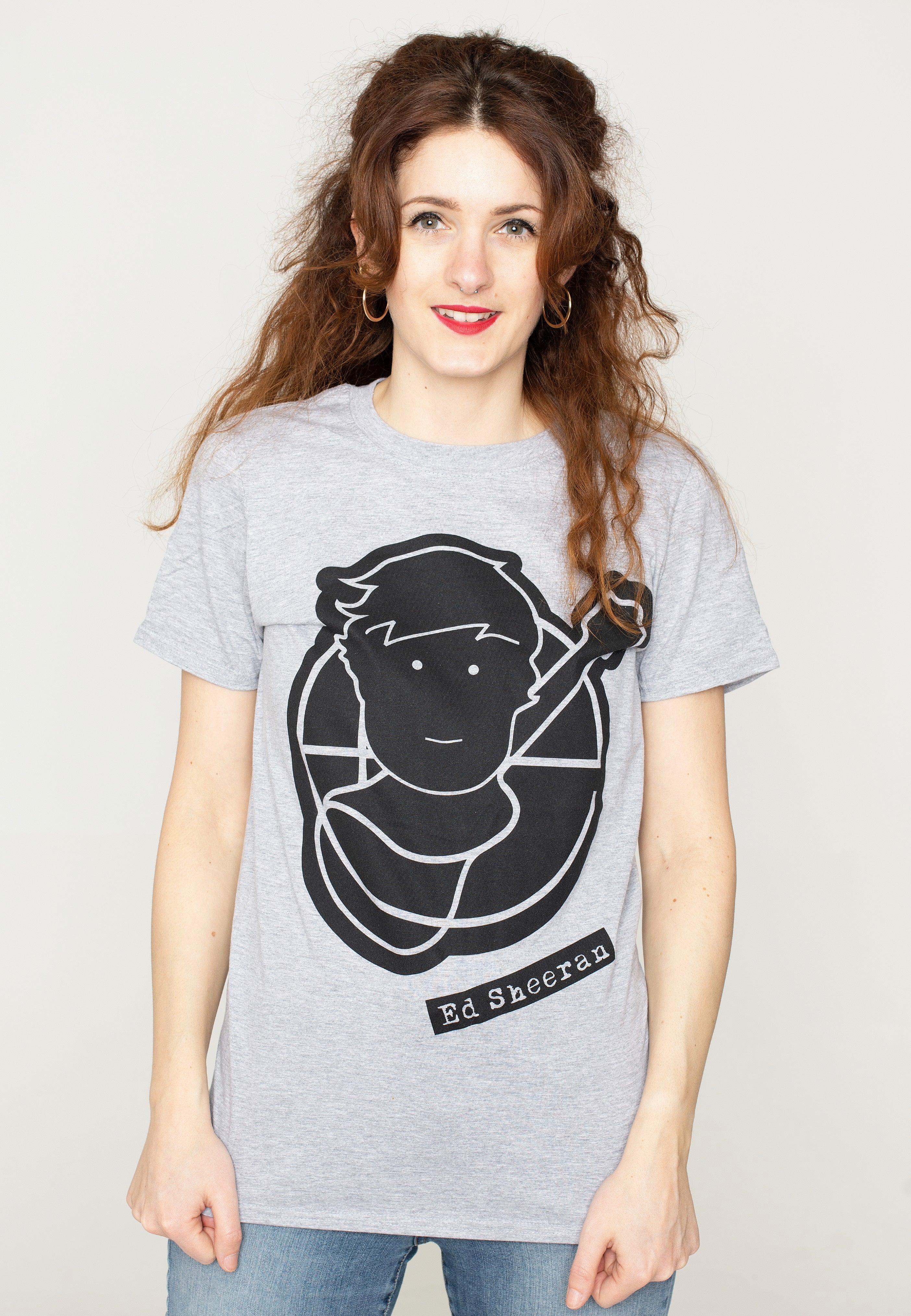 Ed Sheeran - Pictogram Grey - T-Shirt | Women-Image