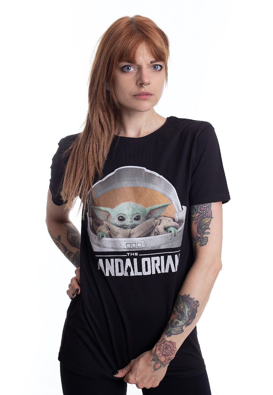 The Mandalorian - Baby Yoda Logo - T-Shirt | Women-Image