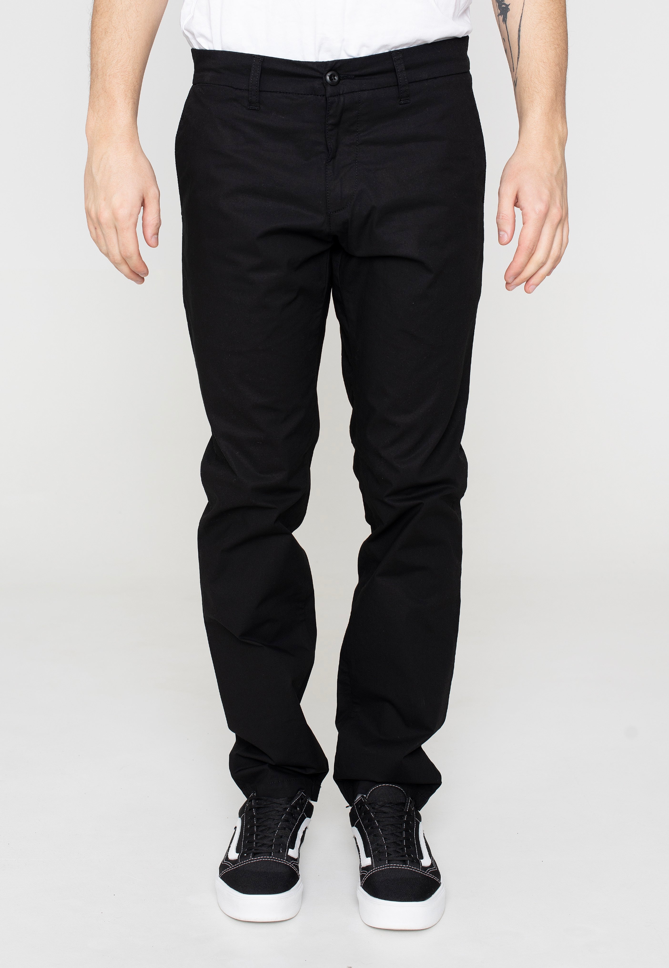 Carhartt WIP - Sid Rinsed Black - Pants | Men-Image