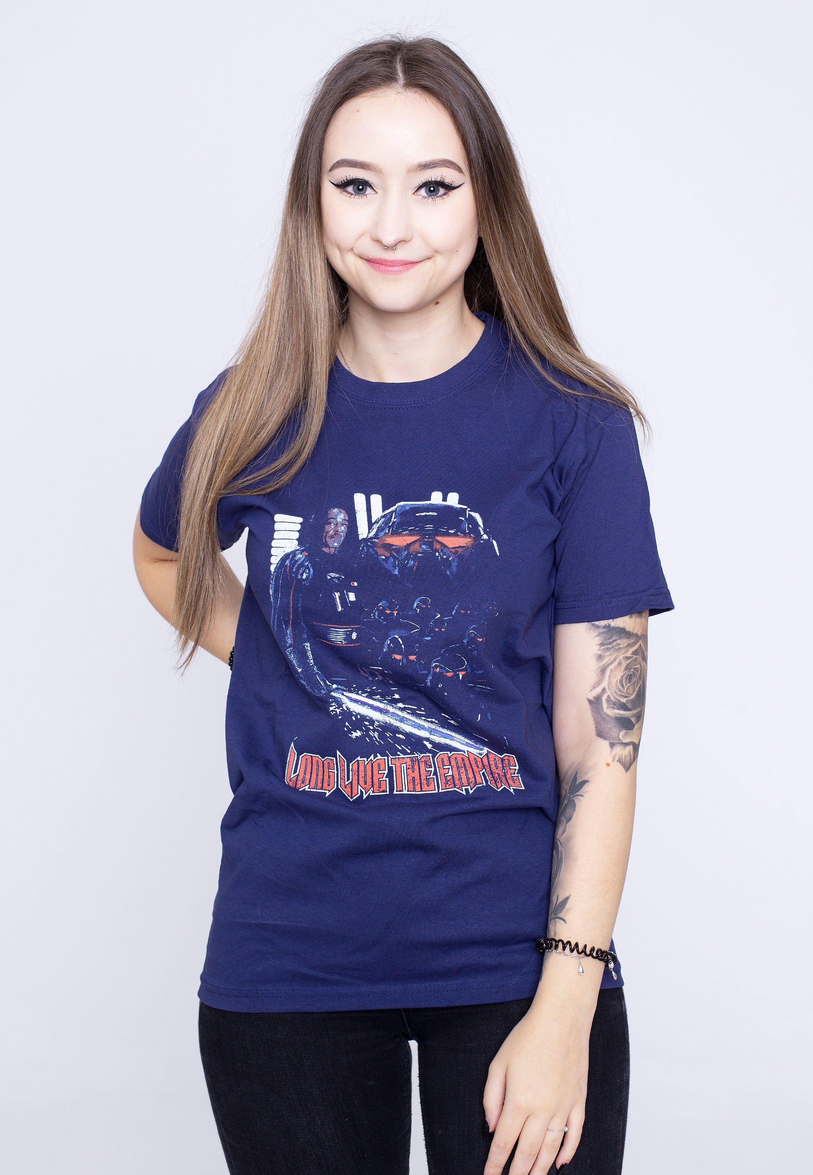 The Mandalorian - Darksaber Controller Navy - T-Shirt | Women-Image