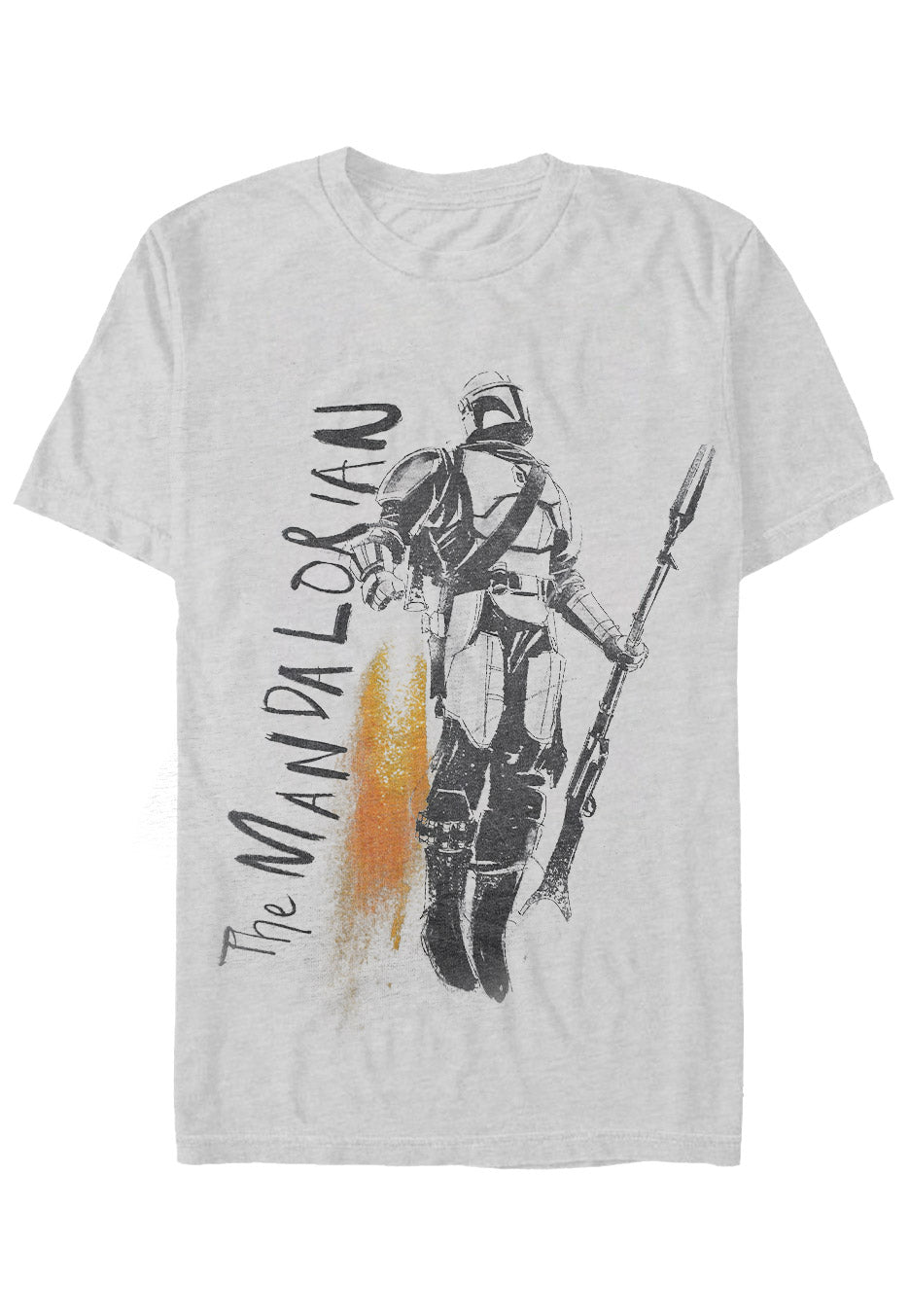 The Mandalorian - Flying Mando Grey - T-Shirt | Neutral-Image