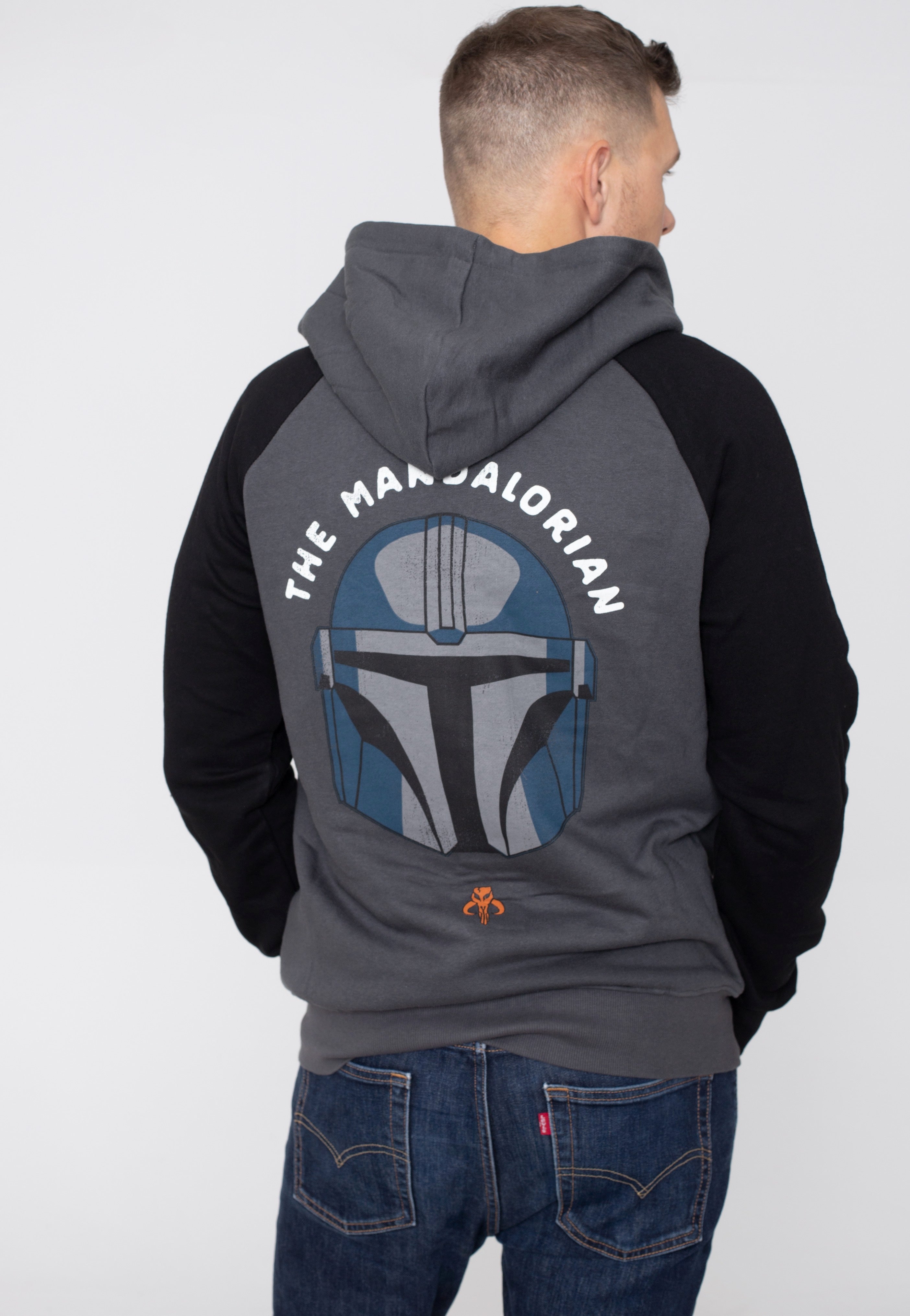 The Mandalorian - Helmet Graphic Grey - Zipper | Men-Image