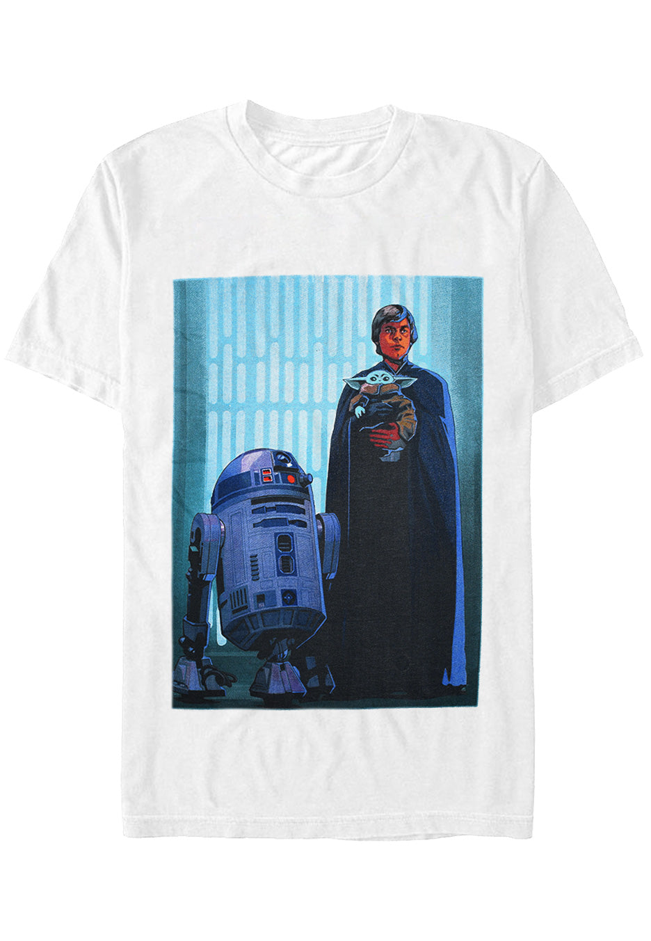 The Mandalorian - Luke Skywalker And Grogu White - T-Shirt | Neutral-Image