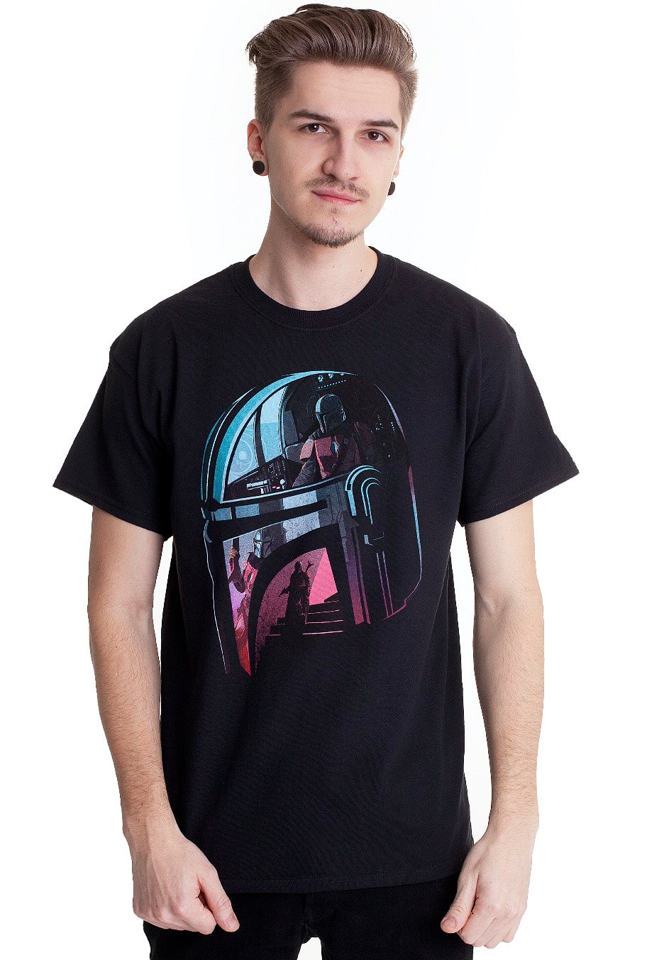 The Mandalorian - Mandalore Helmet Reflection - T-Shirt | Men-Image