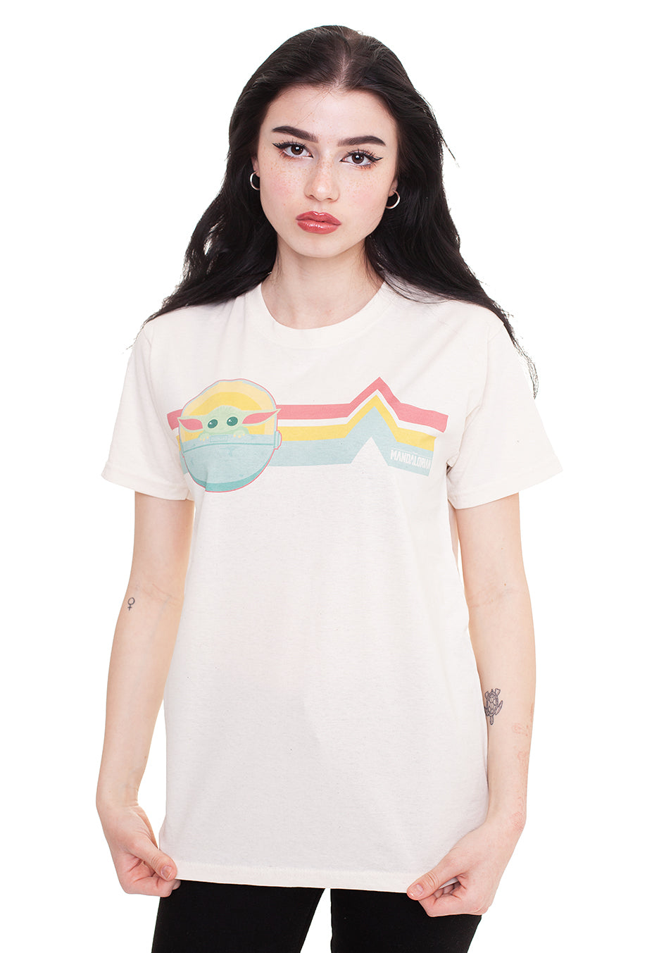 The Mandalorian - Rainbow Child Sand - T-Shirt | Women-Image