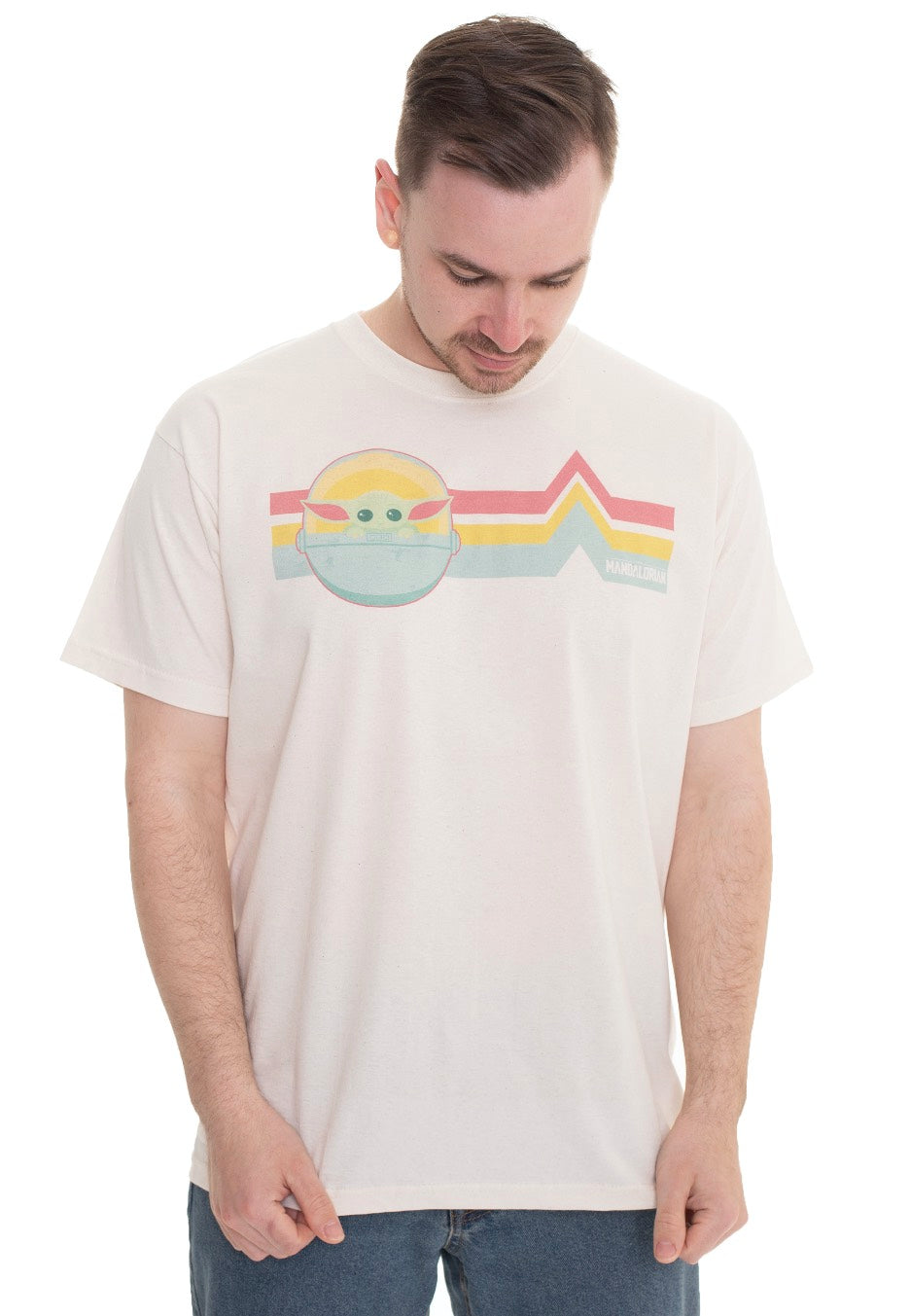 The Mandalorian - Rainbow Child Sand - T-Shirt | Men-Image