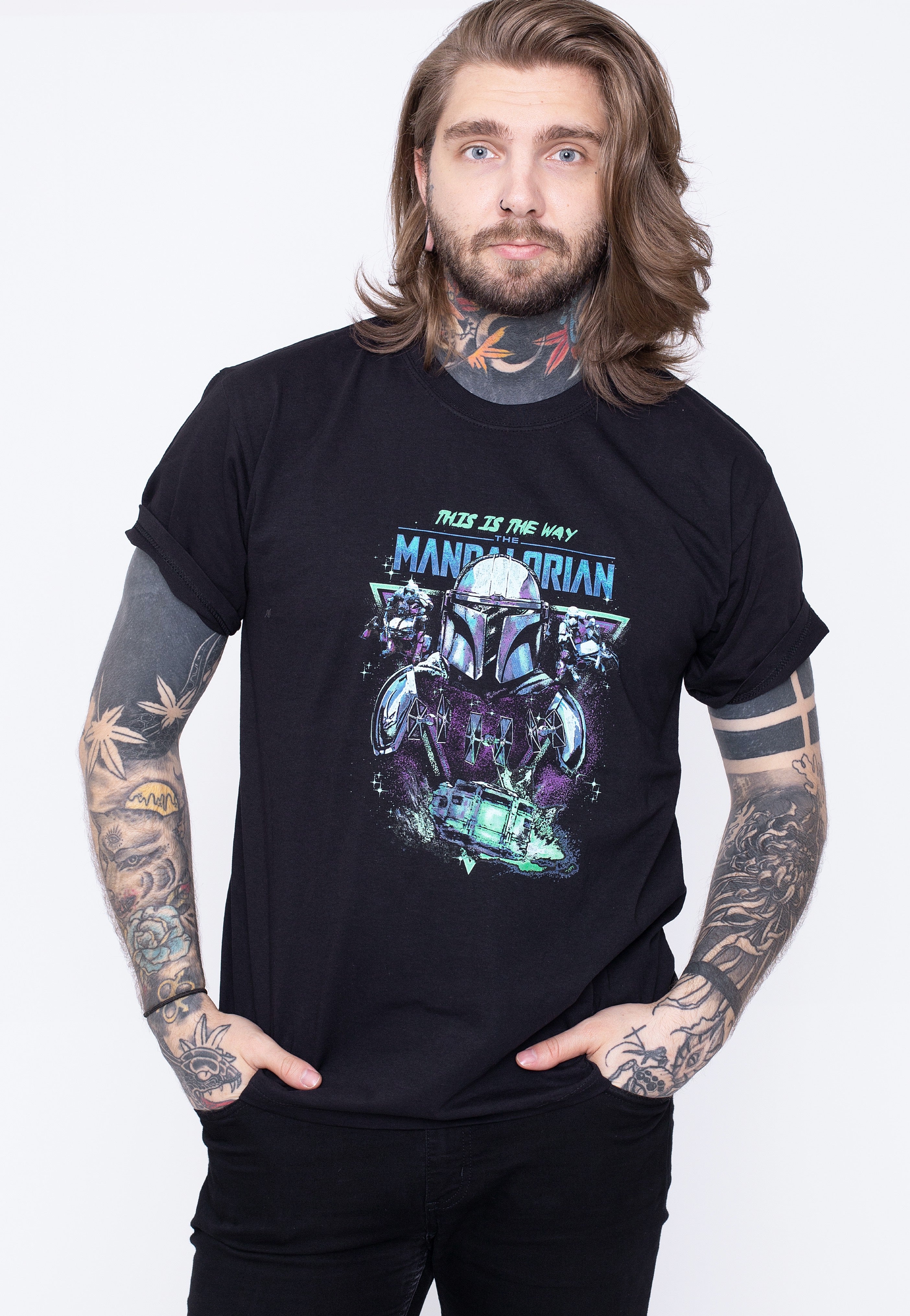 The Mandalorian - Shoot Em Down - T-Shirt | Men-Image