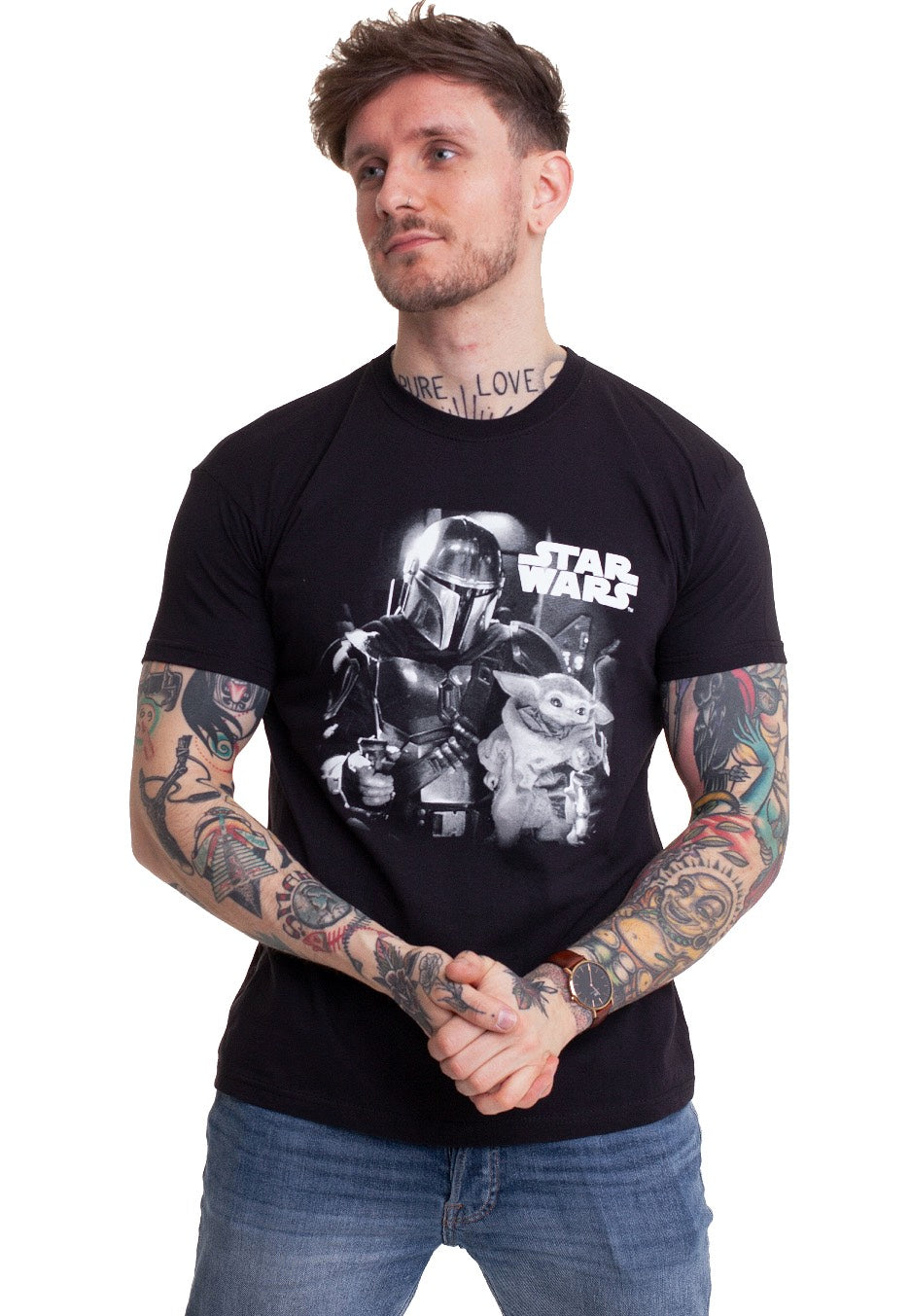 The Mandalorian - The Bw Photo - T-Shirt | Men-Image