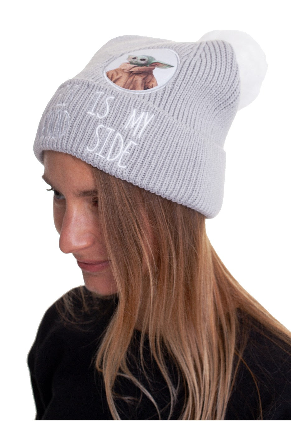 The Mandalorian - The Good Side Grey - Beanie | Neutral-Image