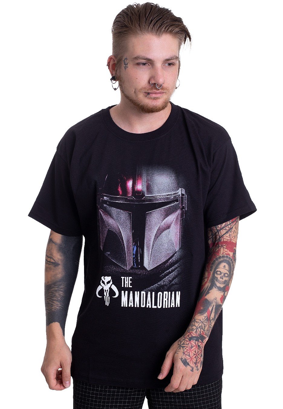 The Mandalorian - The Mandalorian Dark Warrior - T-Shirt | Men-Image