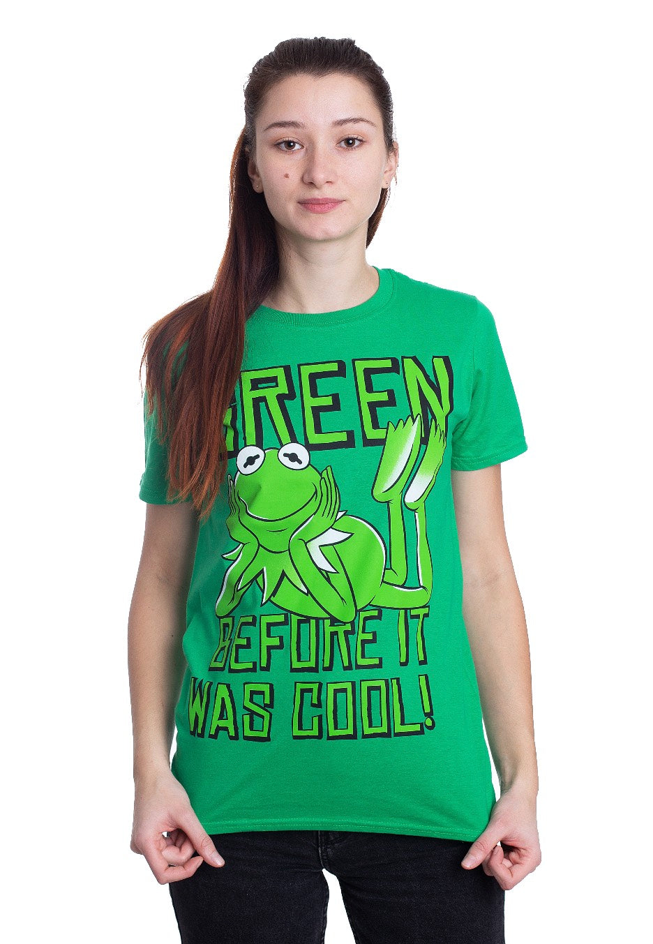 The Muppets - Kermit: Green, Before It Was Cool Green - T-Shirt | Women-Image