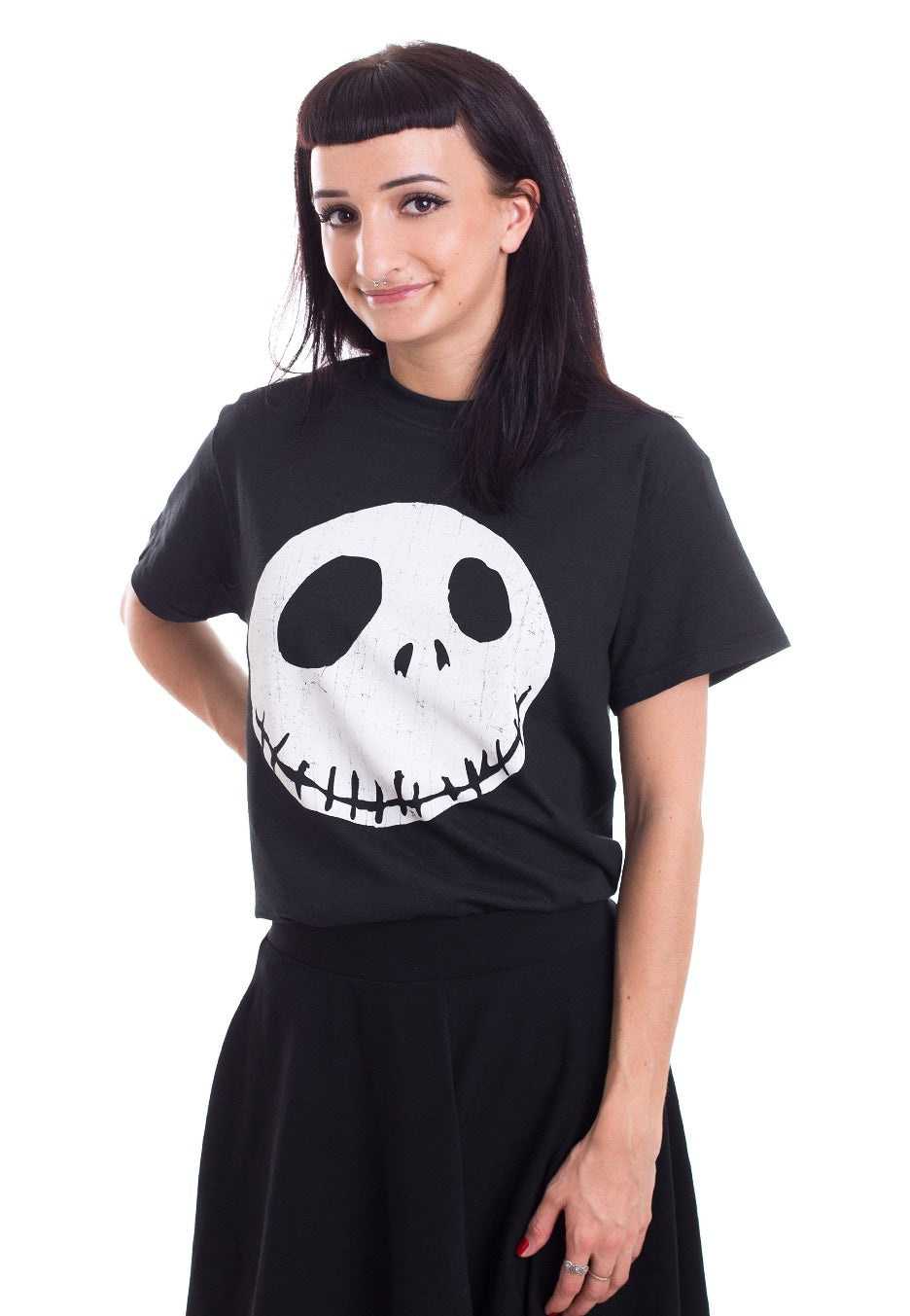 The Nightmare Before Christmas - Cracked Face - T-Shirt | Women-Image