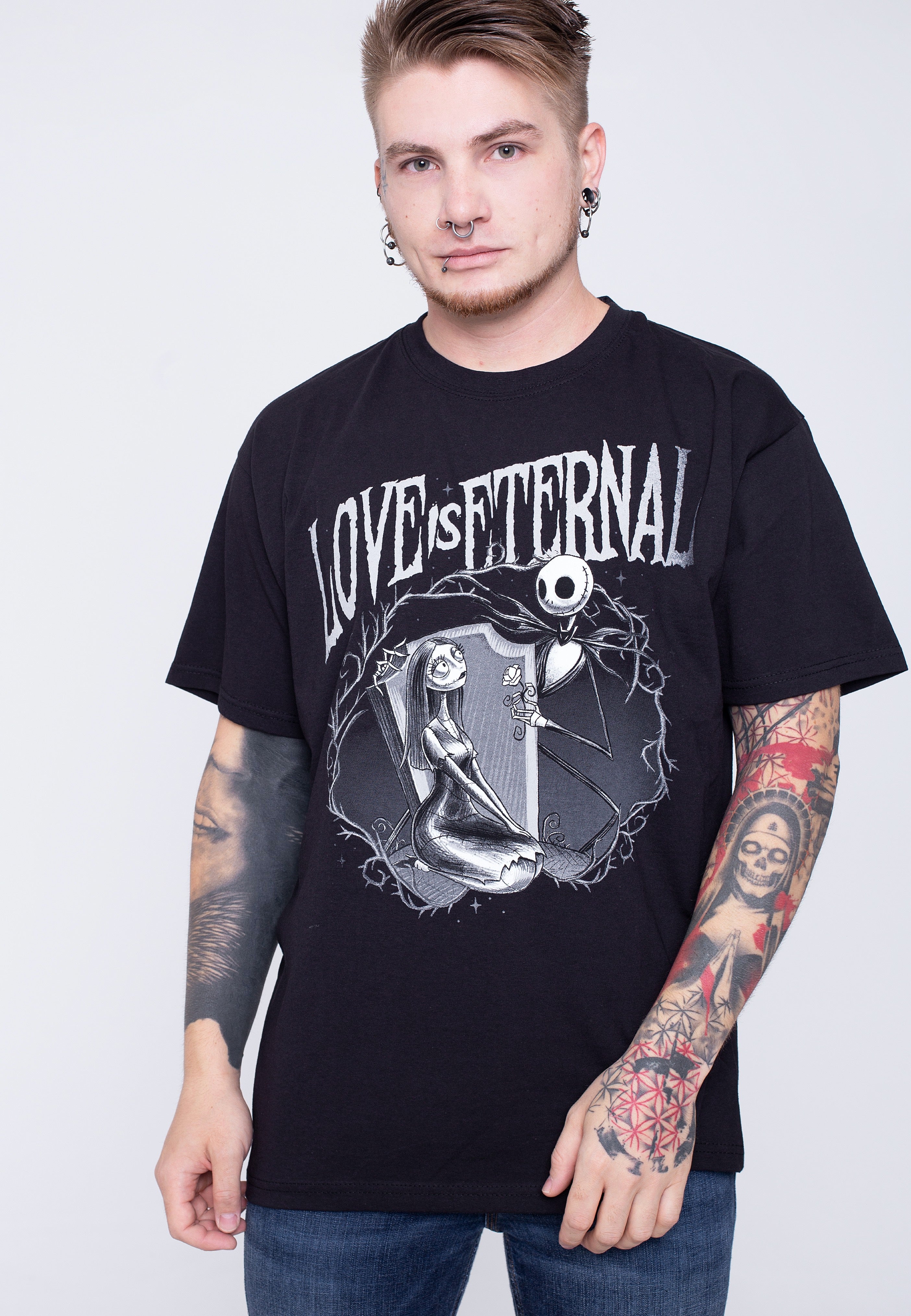 The Nightmare Before Christmas - Jack & Sally Love Is Eternal - T-Shirt | Men-Image