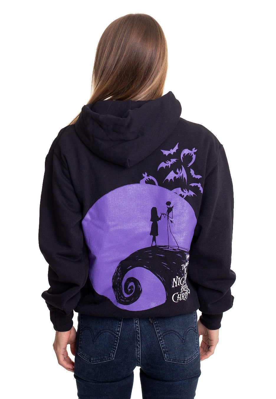 The Nightmare Before Christmas - Moonlight Back Print - Hoodie | Women-Image