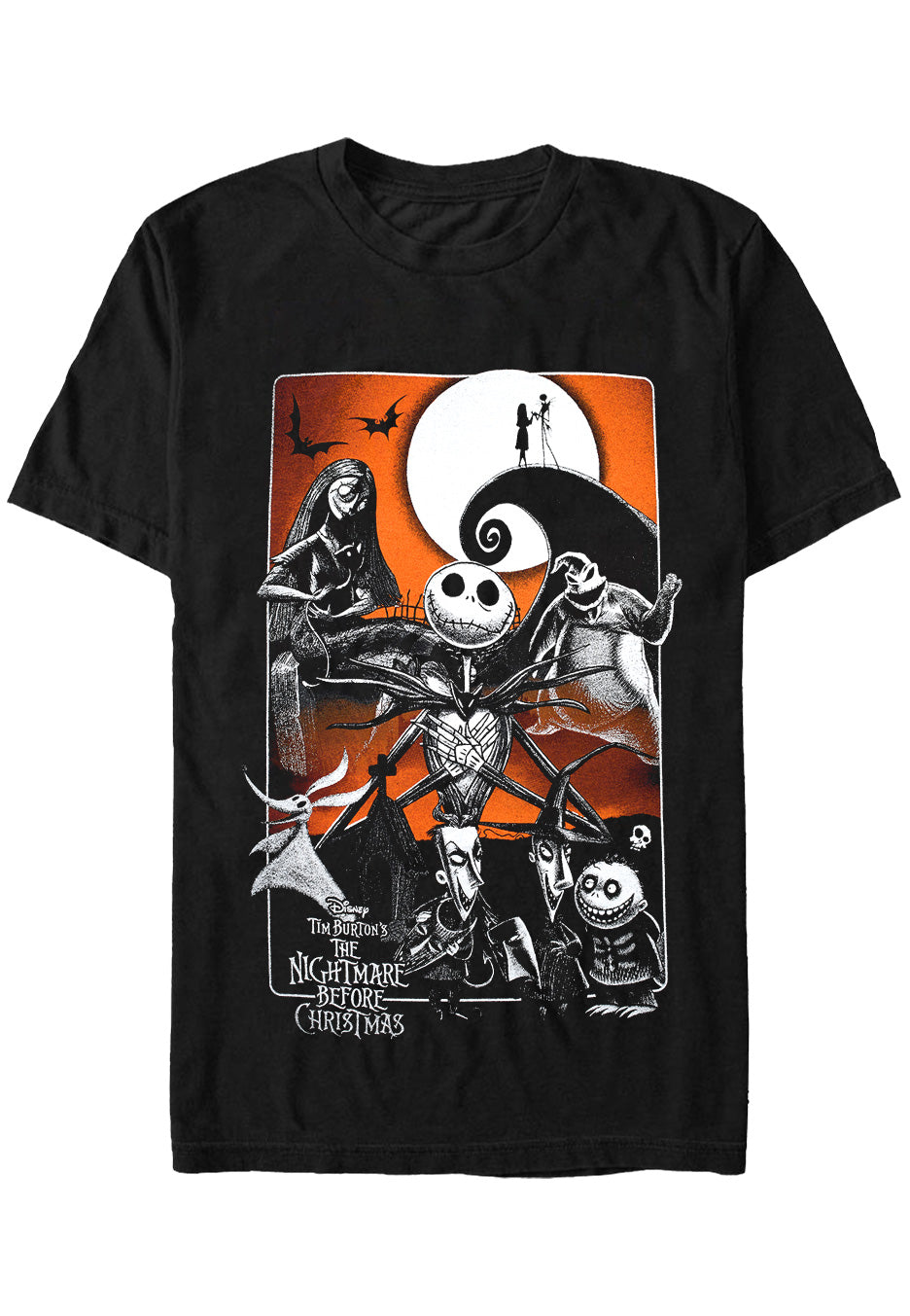 The Nightmare Before Christmas - Orange Moon - T-Shirt | Neutral-Image