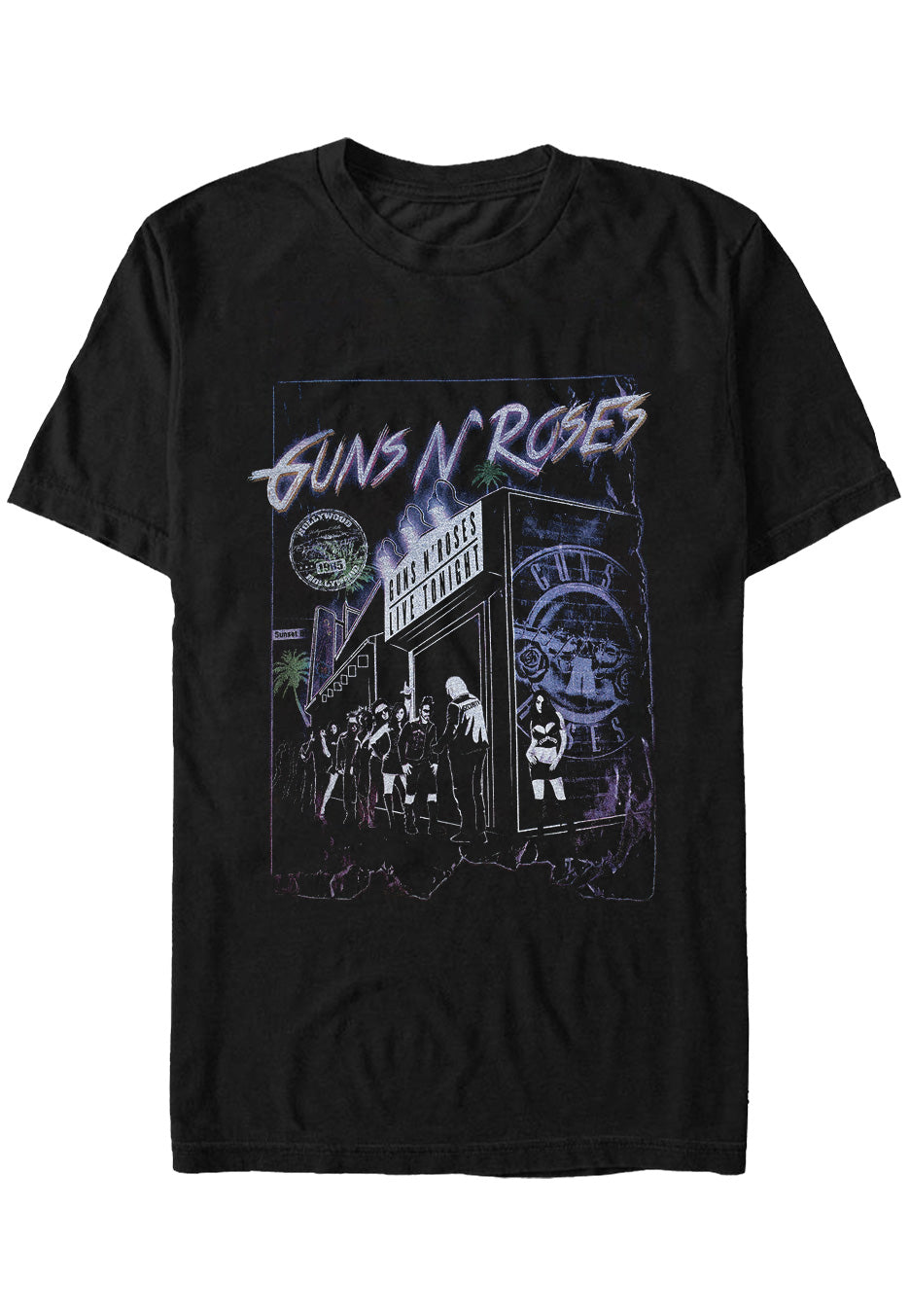 Guns N' Roses - Sunset Boulevard - T-Shirt | Neutral-Image