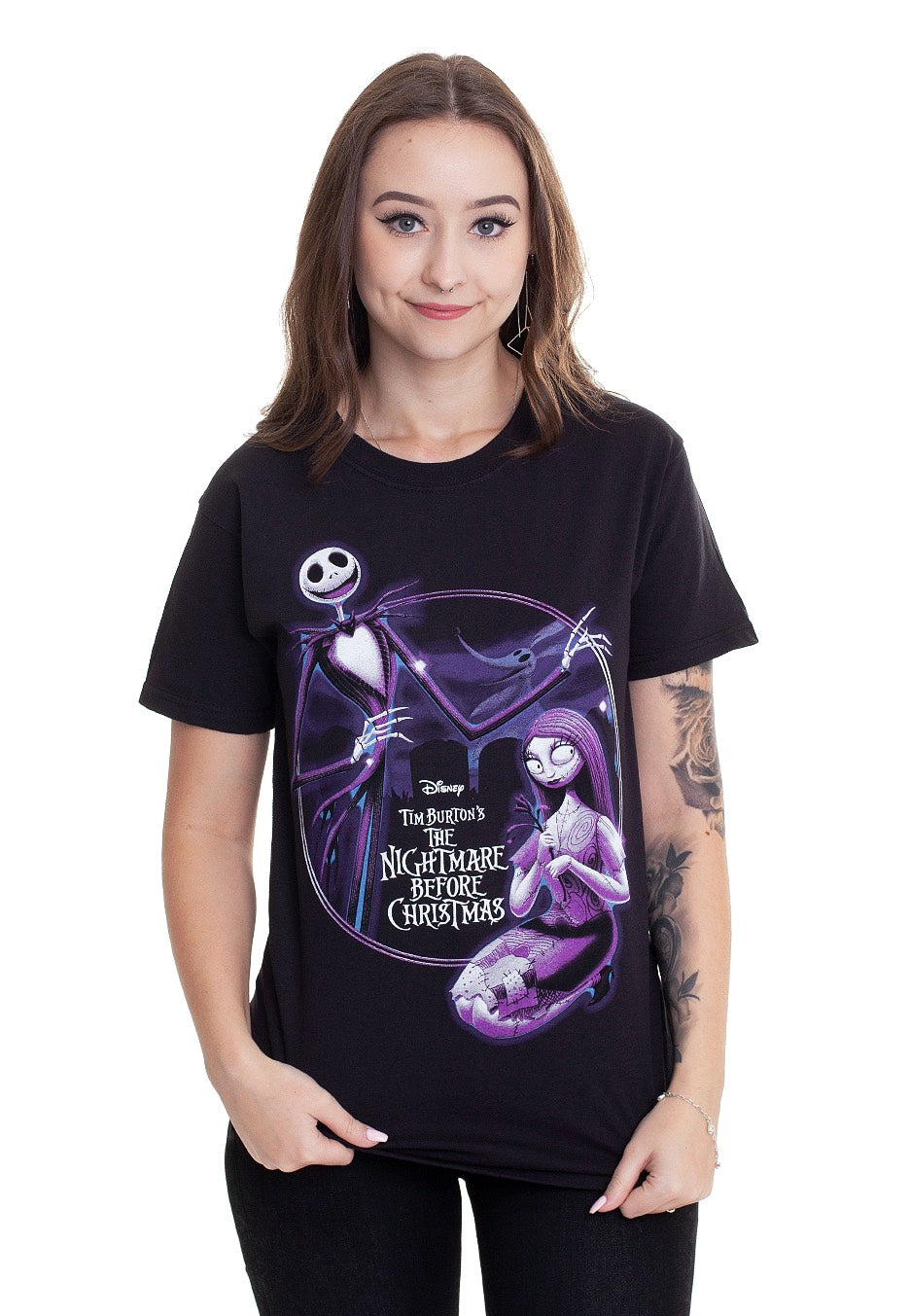 The Nightmare Before Christmas - Purple Graveyard - T-Shirt | Women-Image