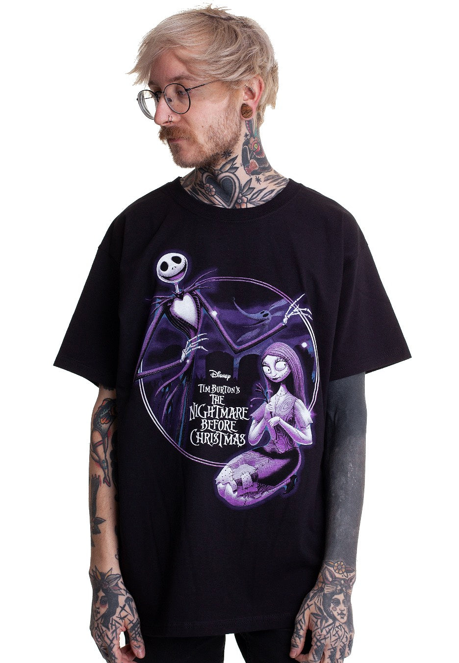 The Nightmare Before Christmas - Purple Graveyard - T-Shirt | Men-Image