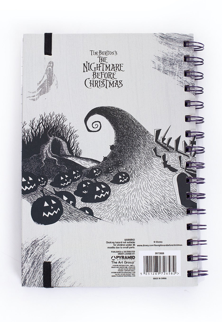 The Nightmare Before Christmas - Spiral Hill - Notebook | Neutral-Image