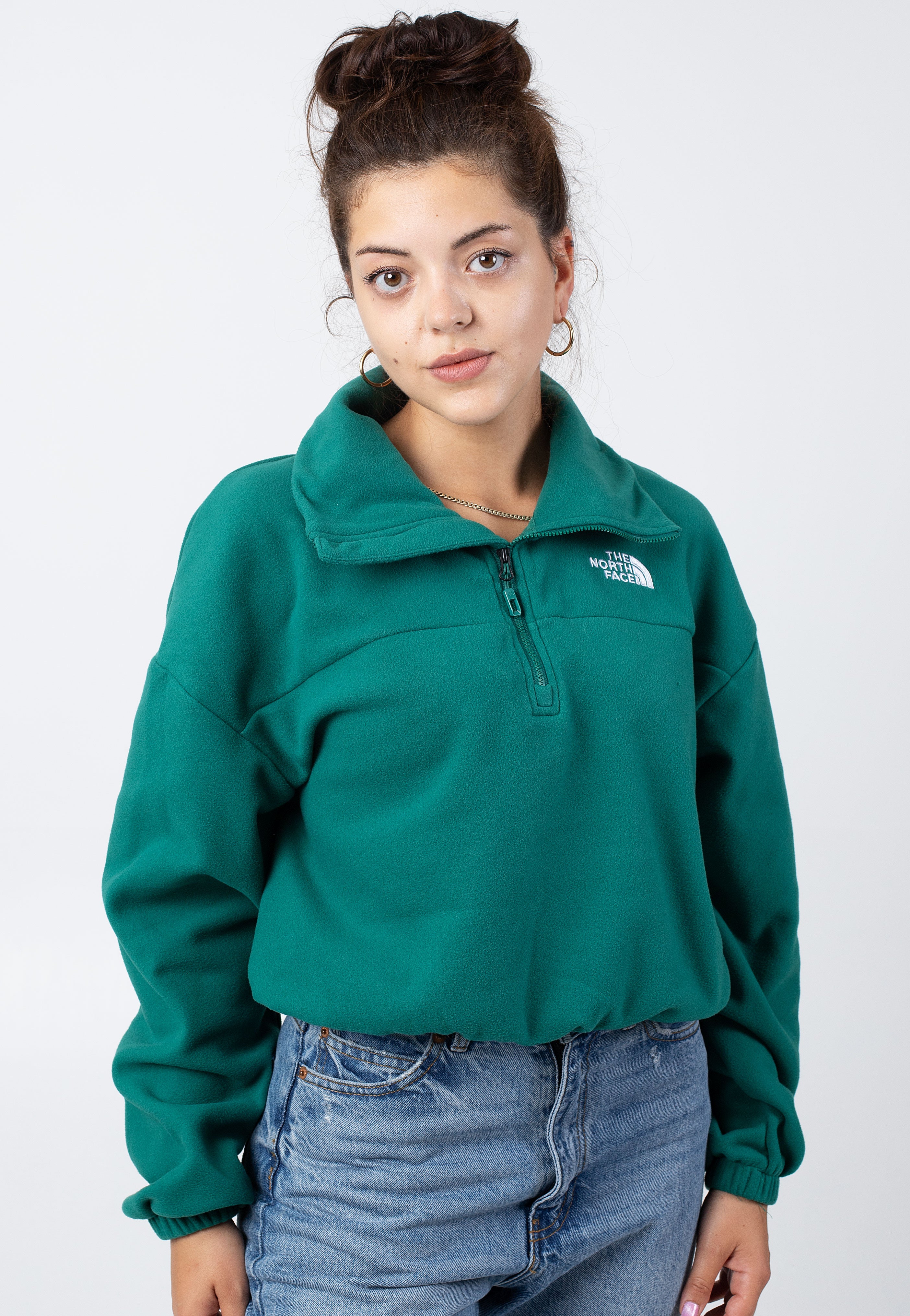 The North Face - 100 Glacier Half Zip Evergreen - Pullover | Women-Image