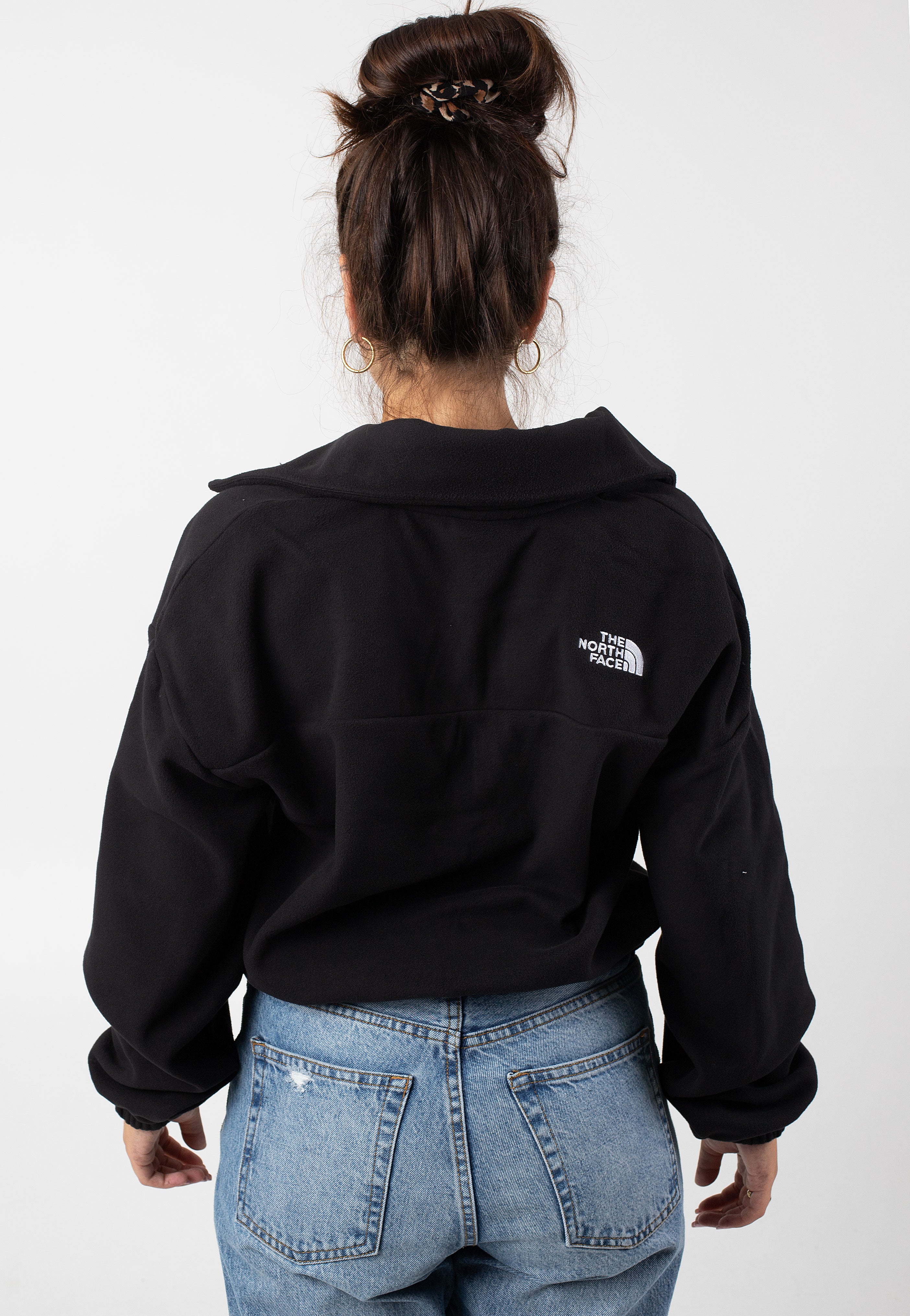 The North Face - 100 Glacier Half Zip Tnf Black - Pullover | Women-Image