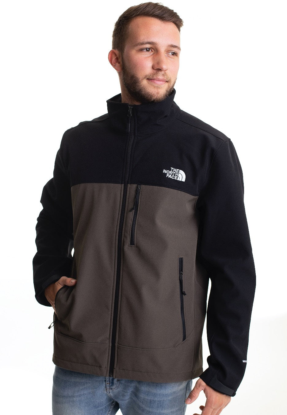 The North Face - Apex Bionic Softshell New Taupe Green/TNF Black - Jacket | Men-Image