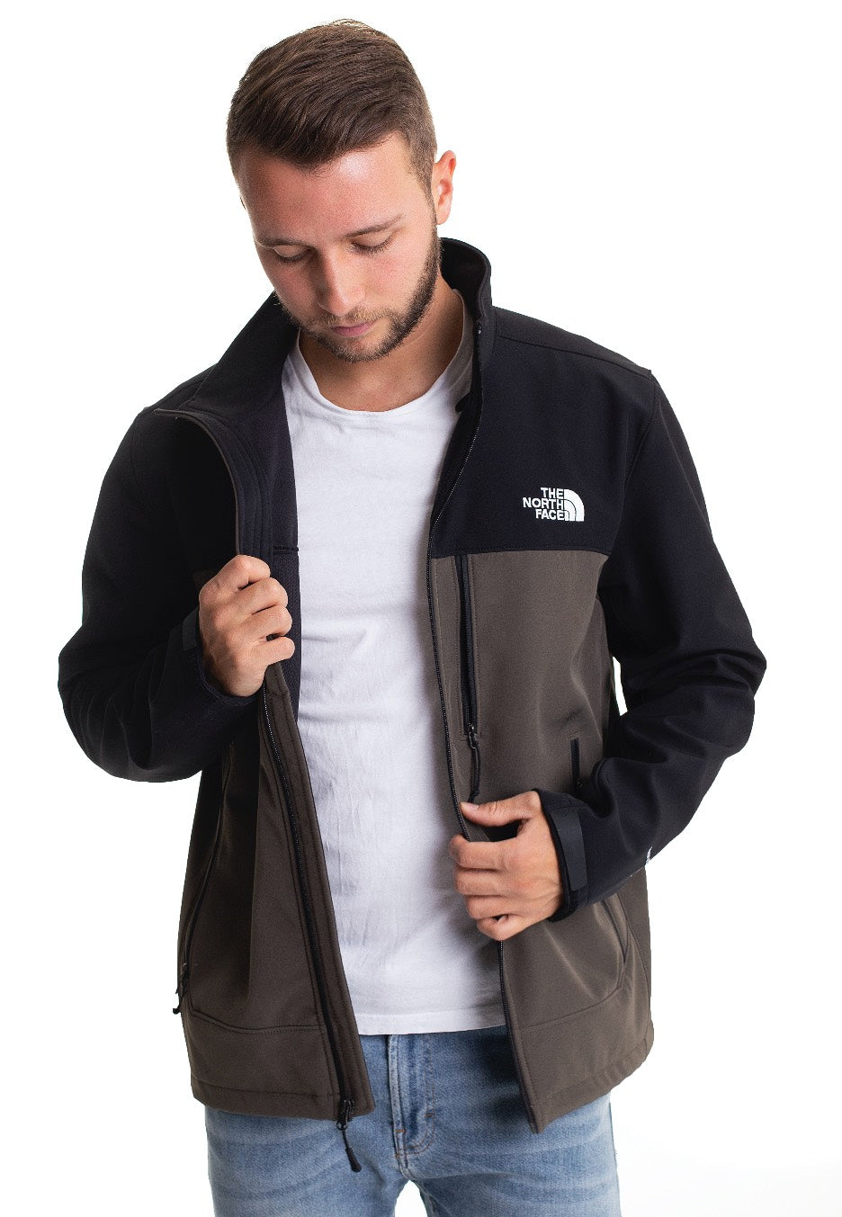 The North Face - Apex Bionic Softshell New Taupe Green/TNF Black - Jacket | Men-Image