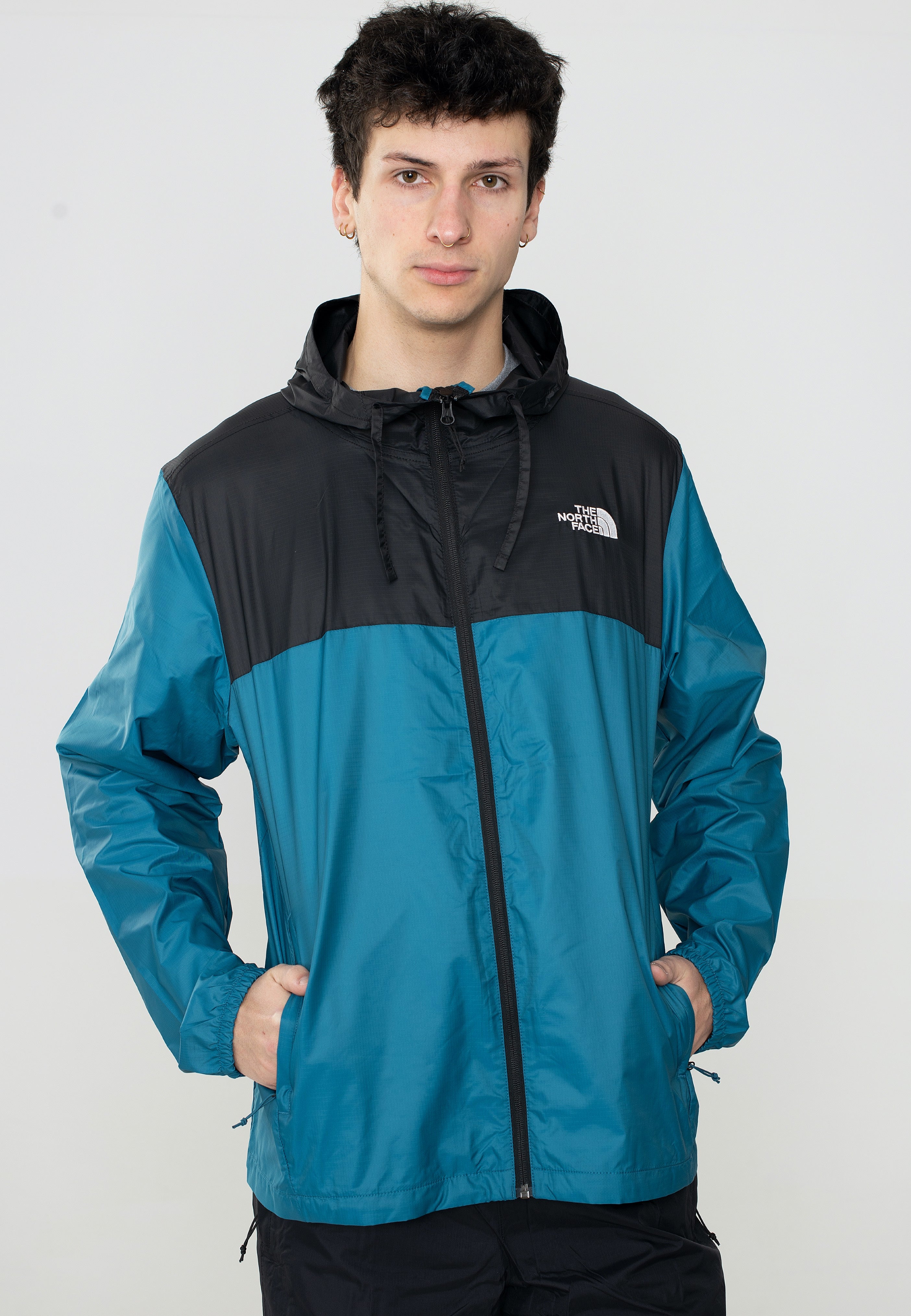 The North Face - Cyclone Jacket 3 Blue Coral/Tnf Black - Jacket | Men-Image